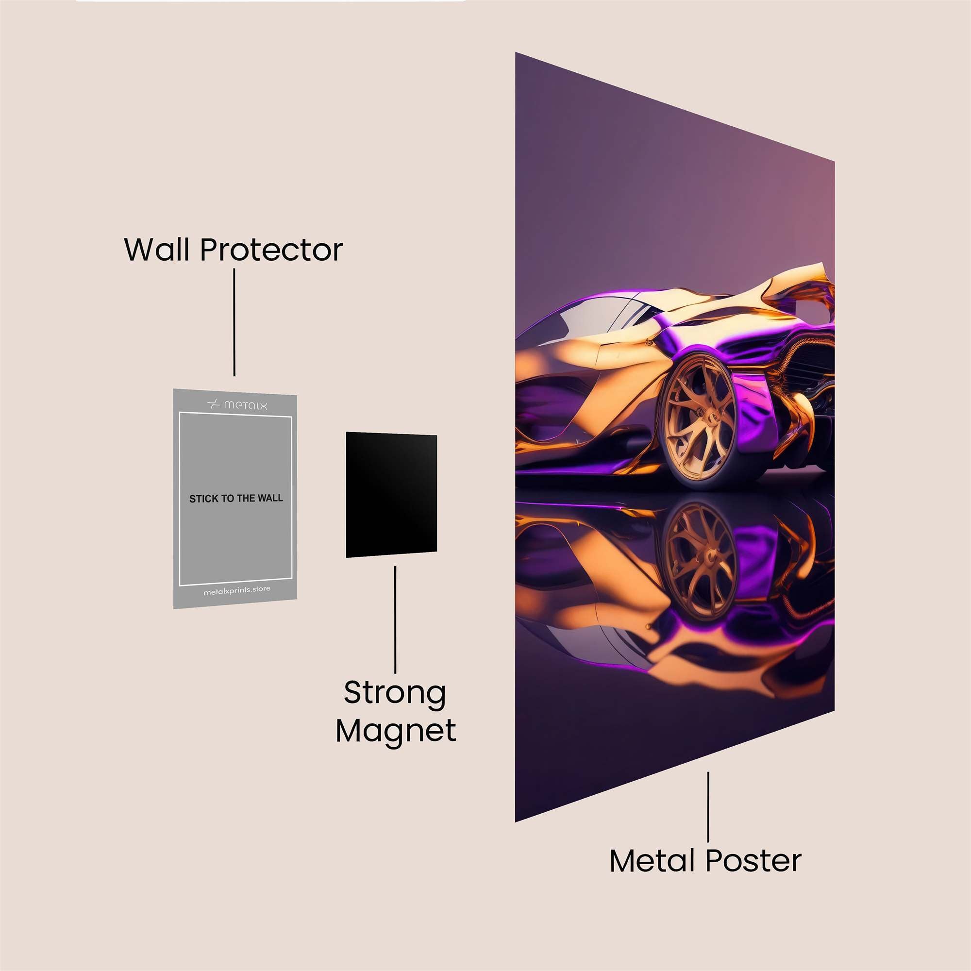 Hypercar Enigma Safe Wall Magnetic / M