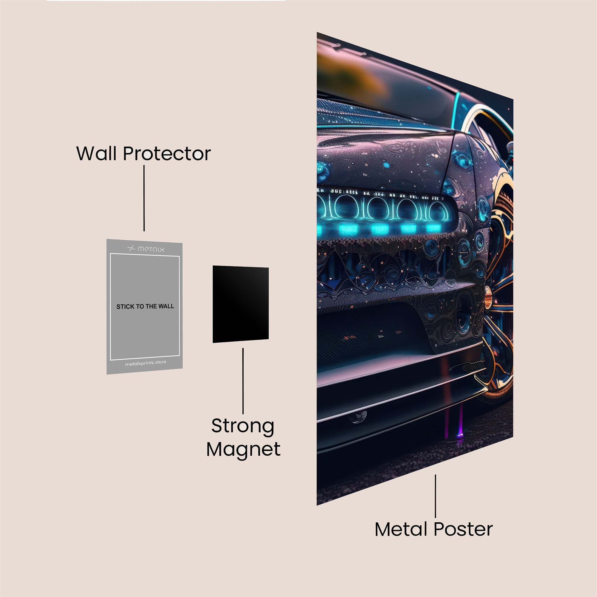 Bugatti Cosmic Safe Wall Magnetic / M