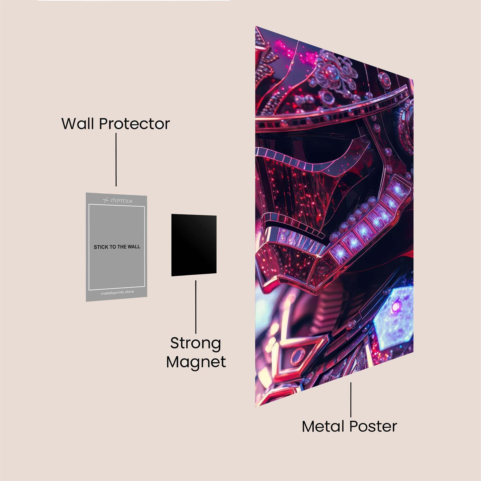 Darth Regal Safe Wall Magnetic / M