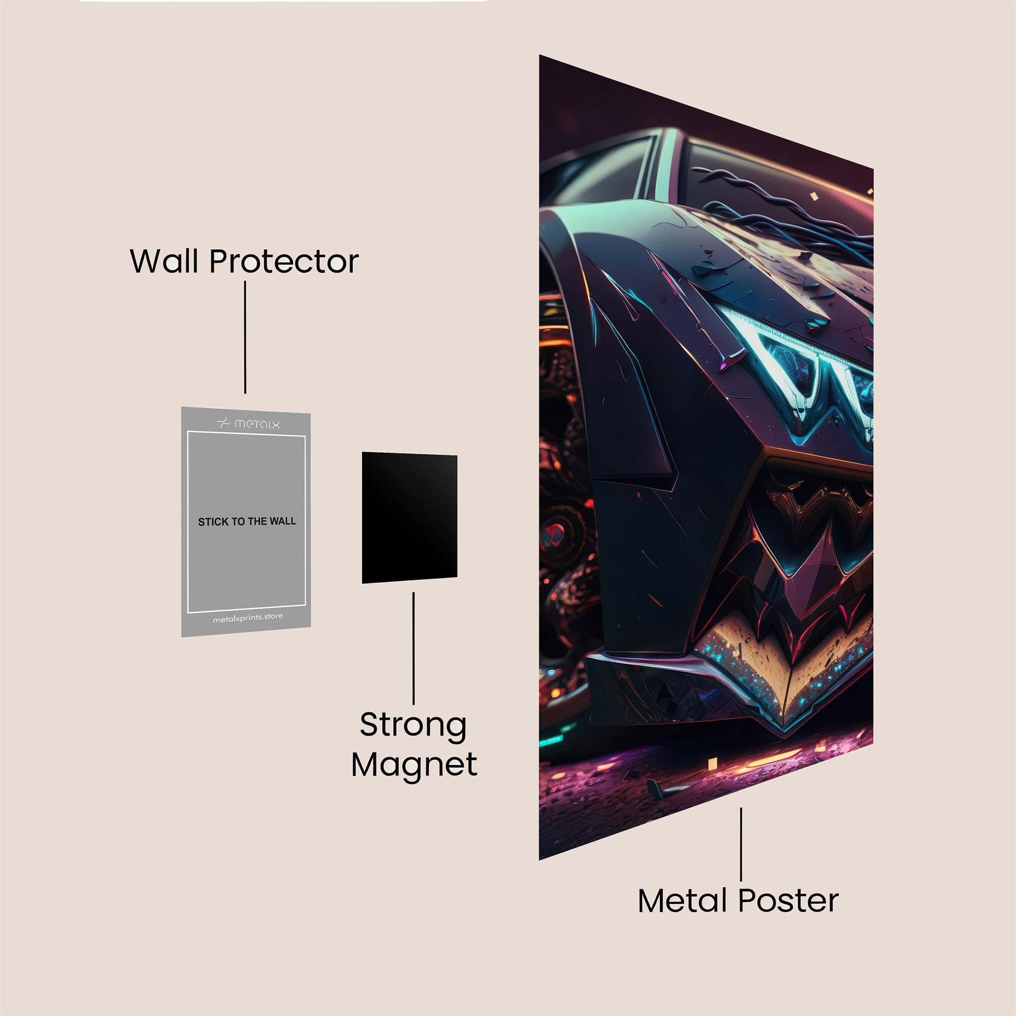 Lamborghini Lethal Safe Wall Magnetic / M