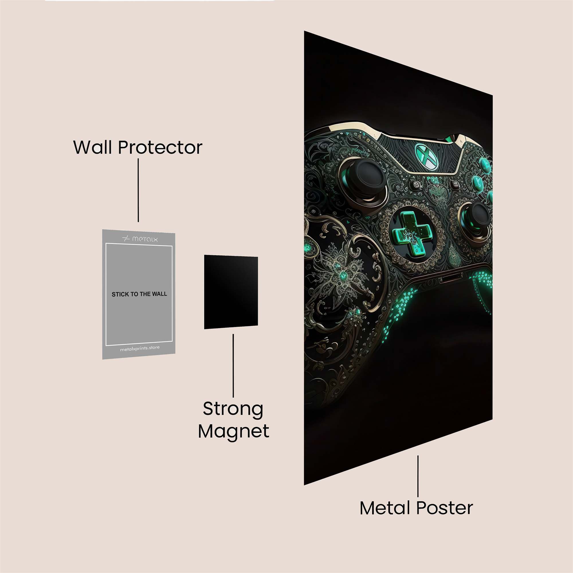 Xbox Enigma Safe Wall Magnetic / M