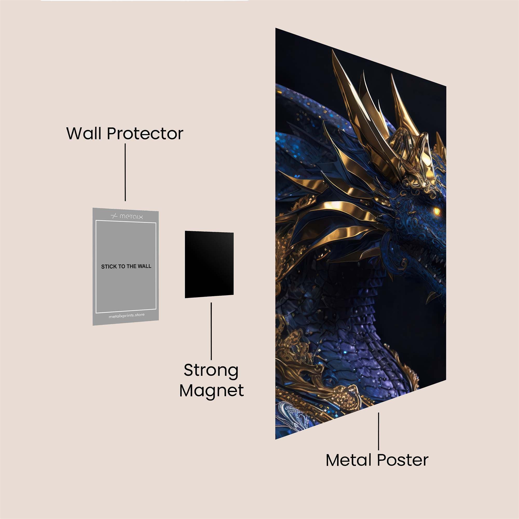 Regal Majesty Safe Wall Magnetic / M
