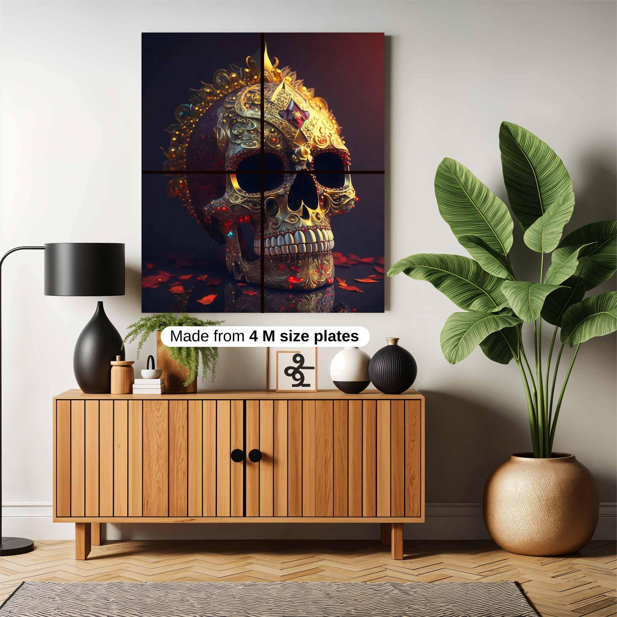Skull Royal Safe Wall Magnetic / M