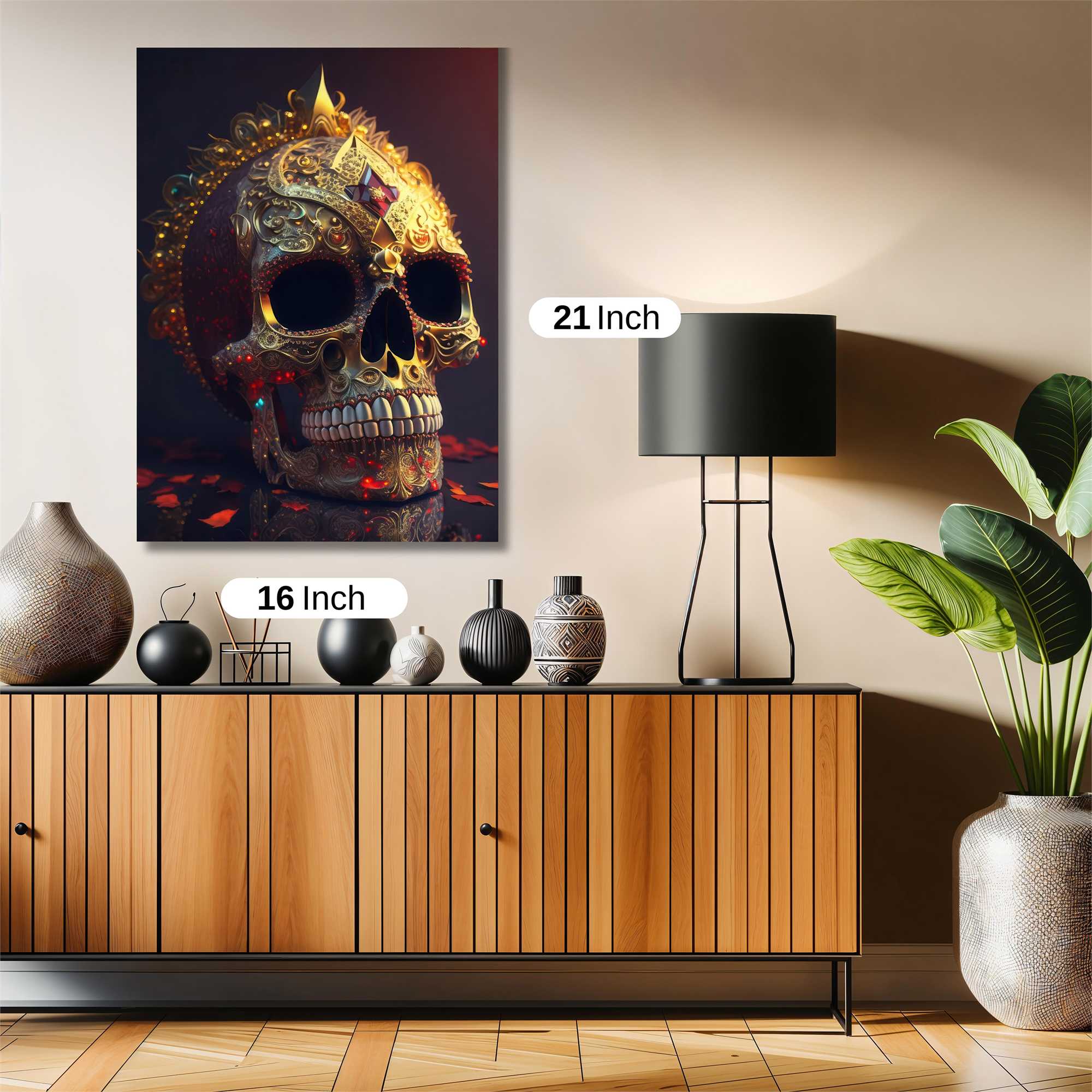 Skull Royal Safe Wall Magnetic / M