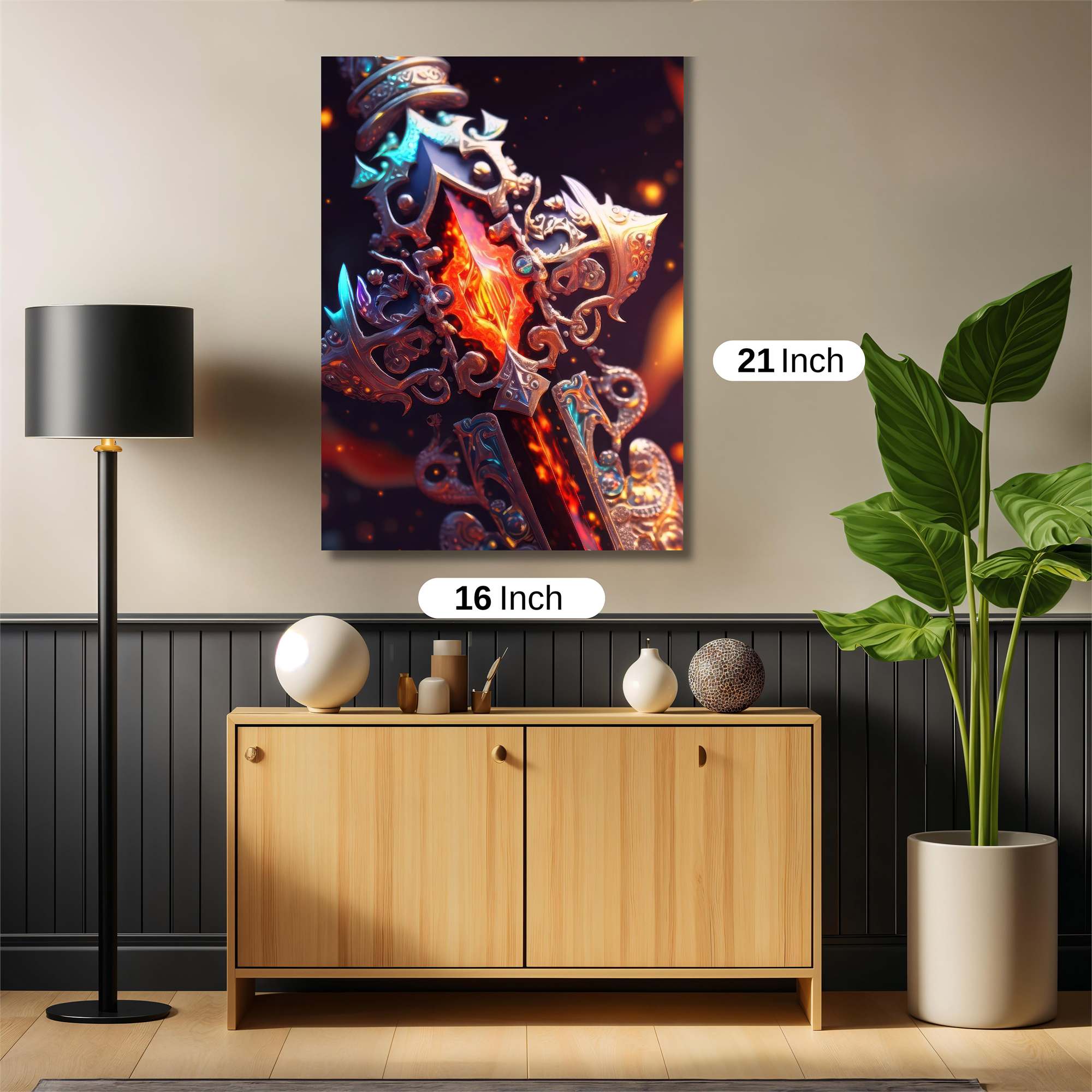 Flameblade Radiance Safe Wall Magnetic / M