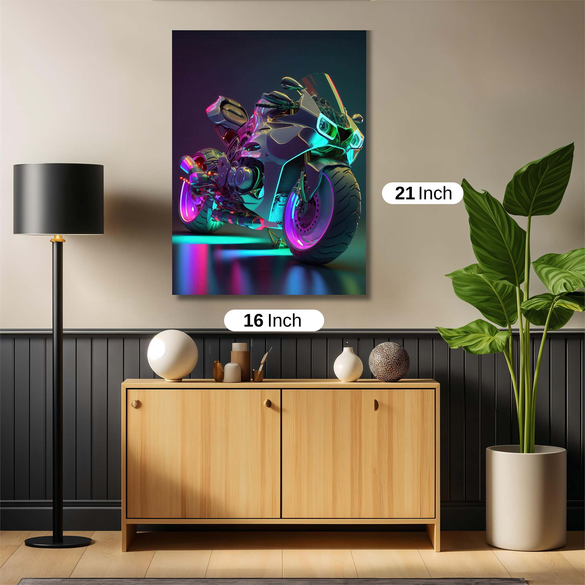 Neon Racer Safe Wall Magnetic / M
