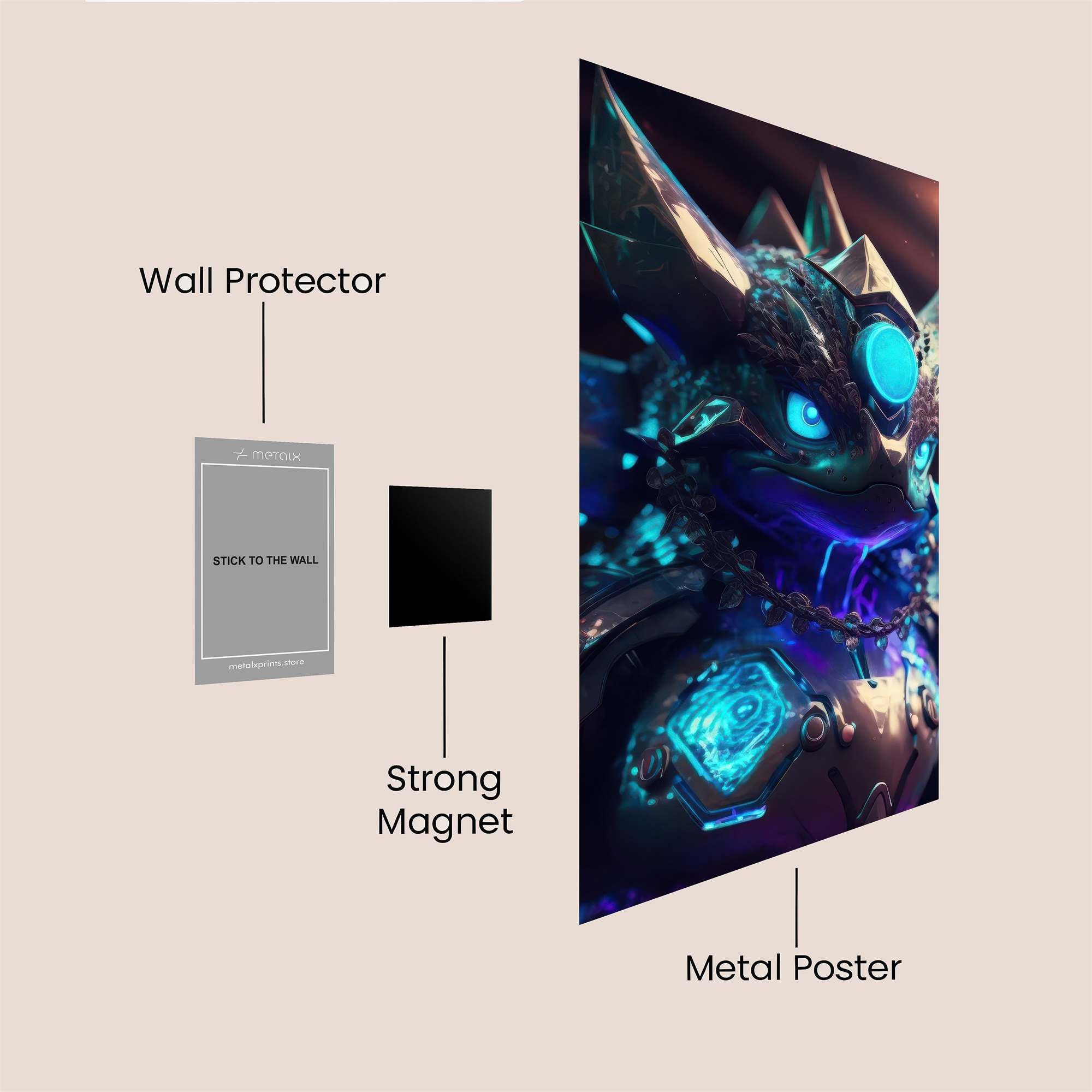 Spyro Enigmatic Safe Wall Magnetic / M