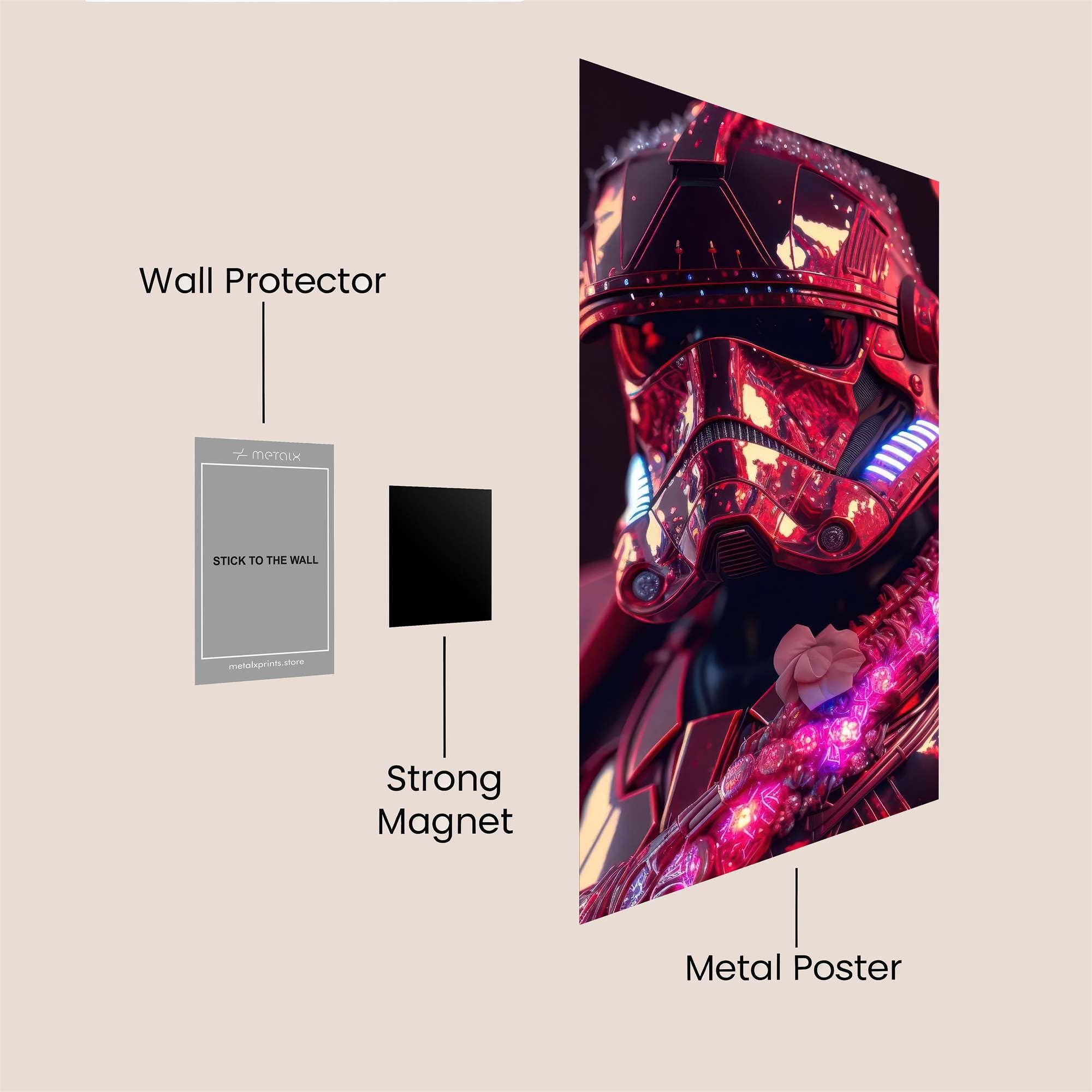 Stormtrooper Radiant Safe Wall Magnetic / M