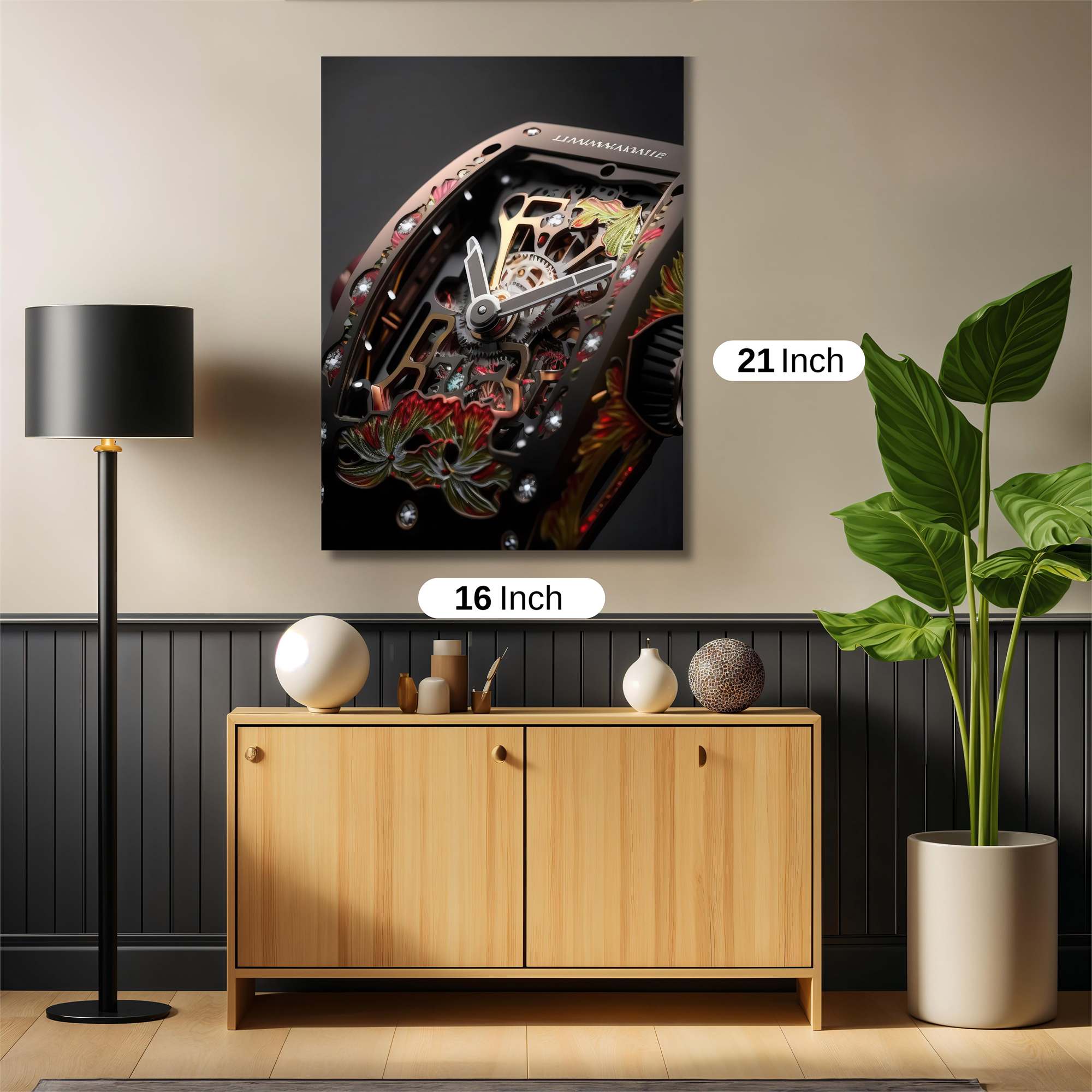 Timepiece Elegance Safe Wall Magnetic / M