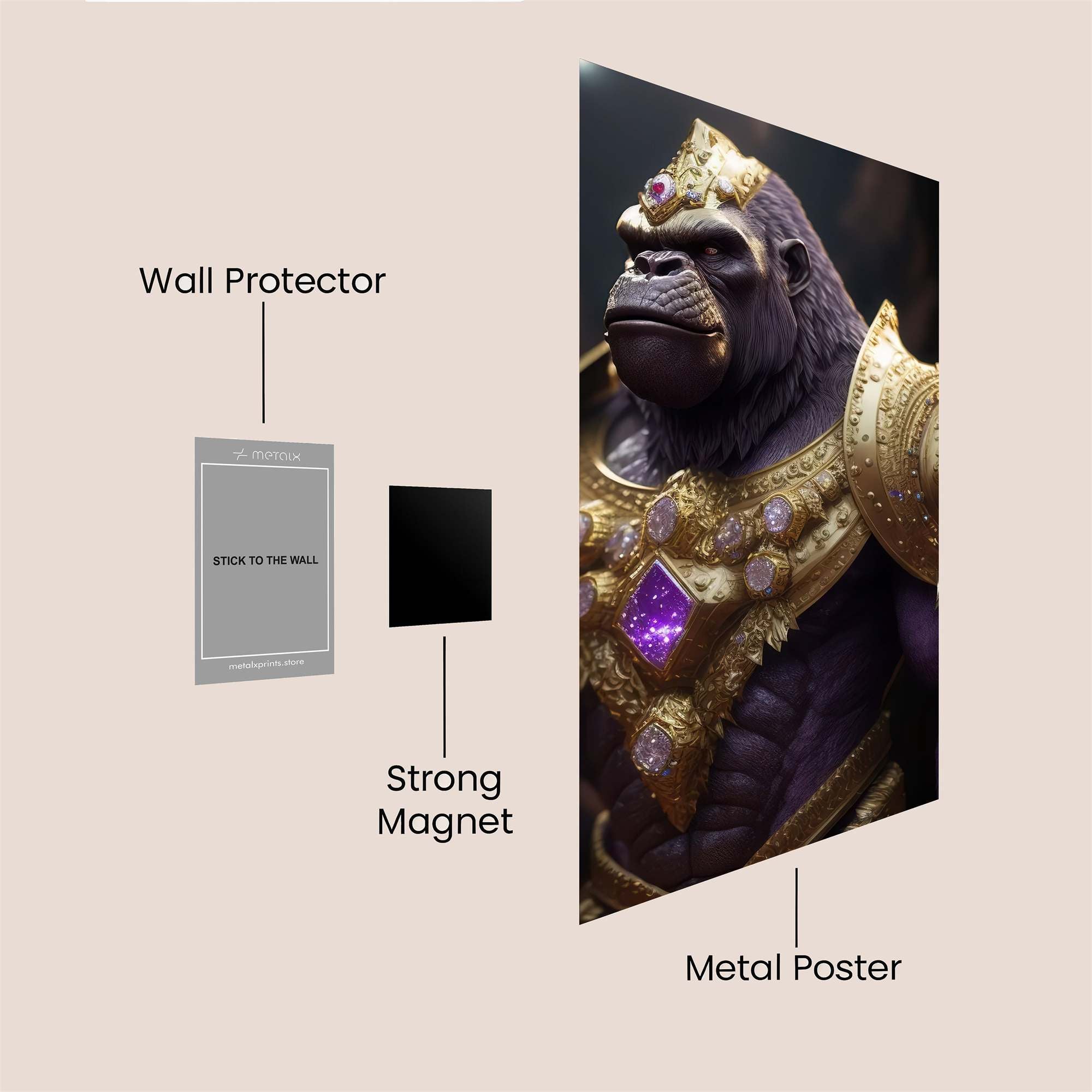Caesar Regal Safe Wall Magnetic / M