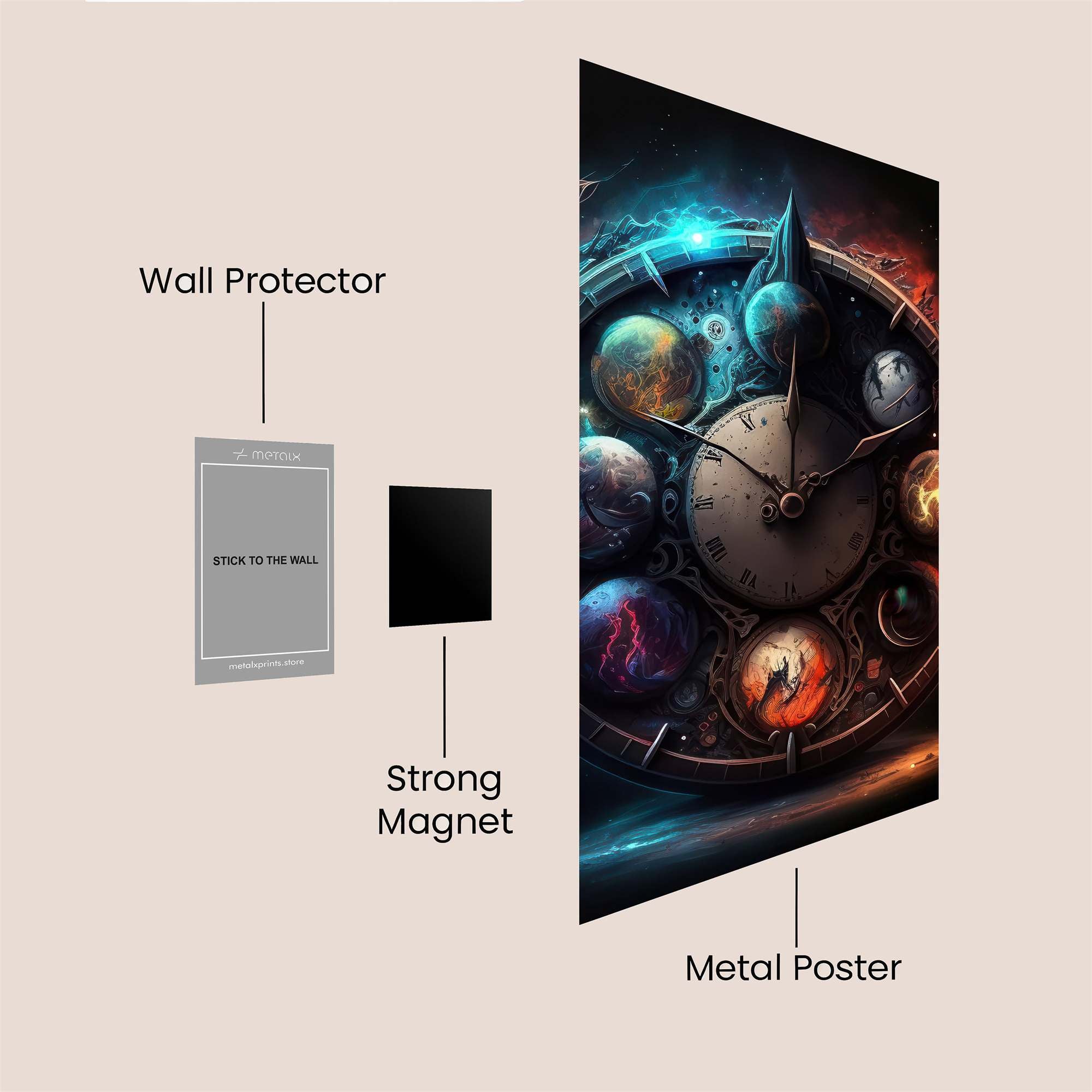 Cosmic Enigma Safe Wall Magnetic / M