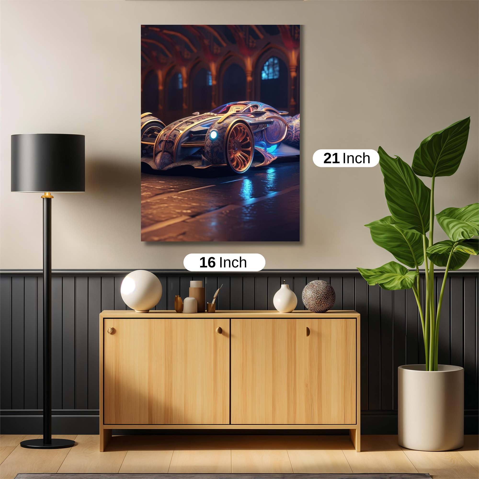 Neon Majesty Safe Wall Magnetic / M