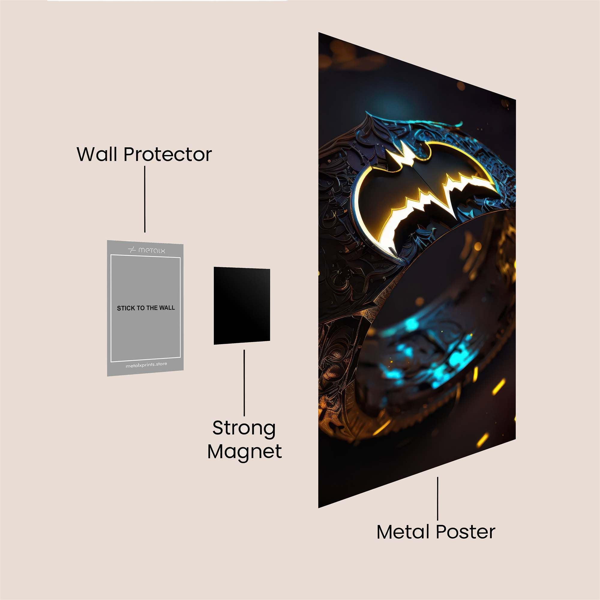 Batman Enigma Safe Wall Magnetic / M