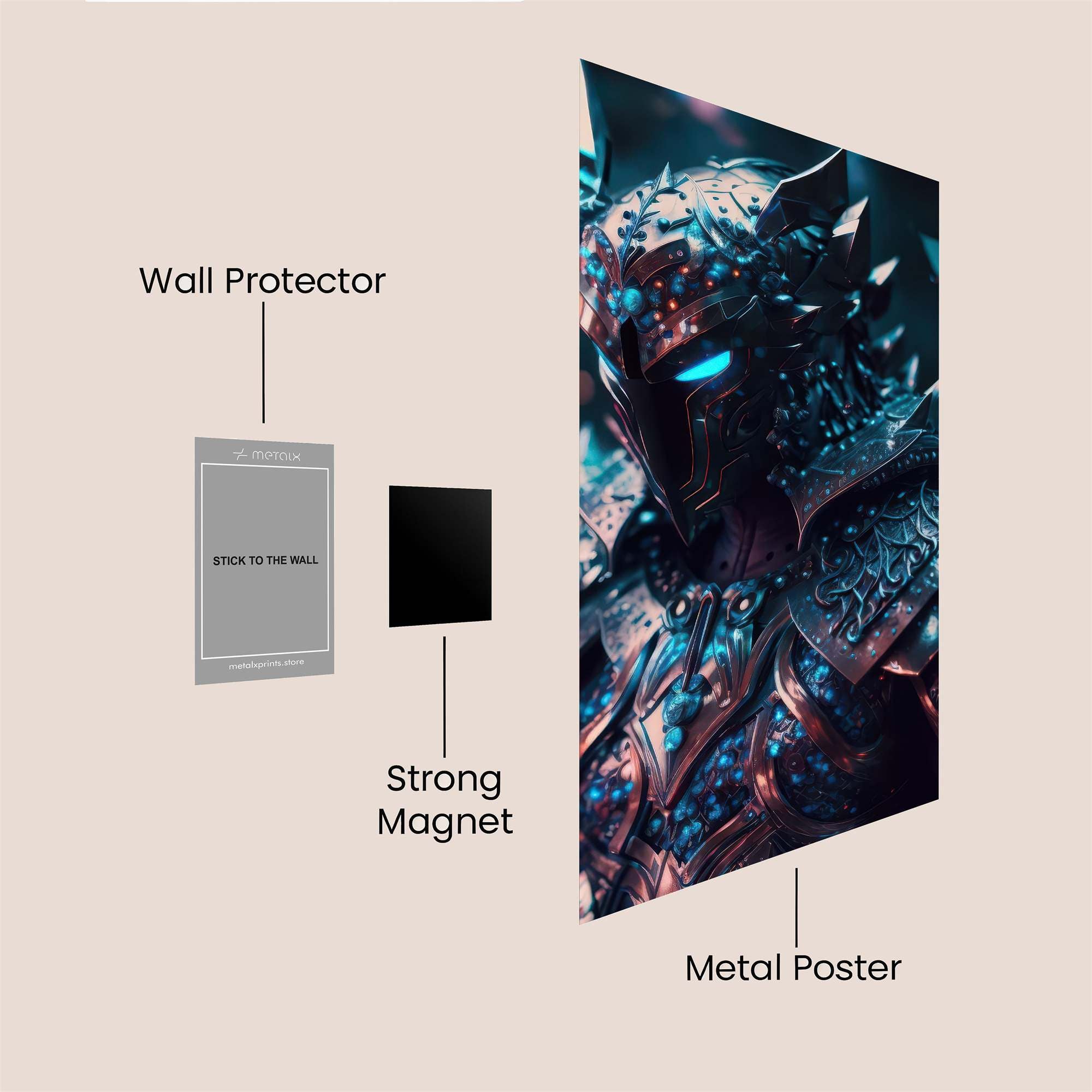 Knight Enigmatic Safe Wall Magnetic / M
