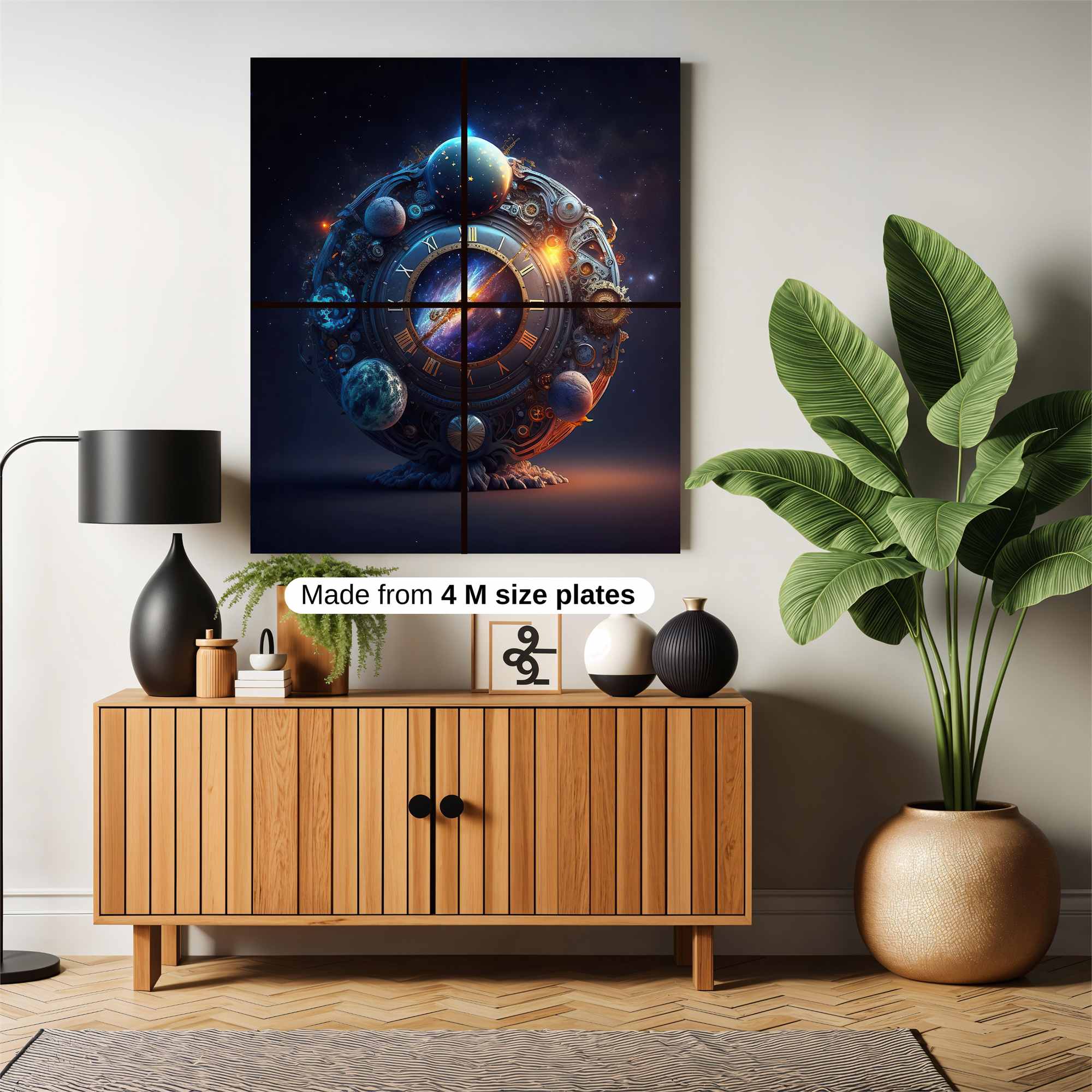 Cosmic Clock Safe Wall Magnetic / M