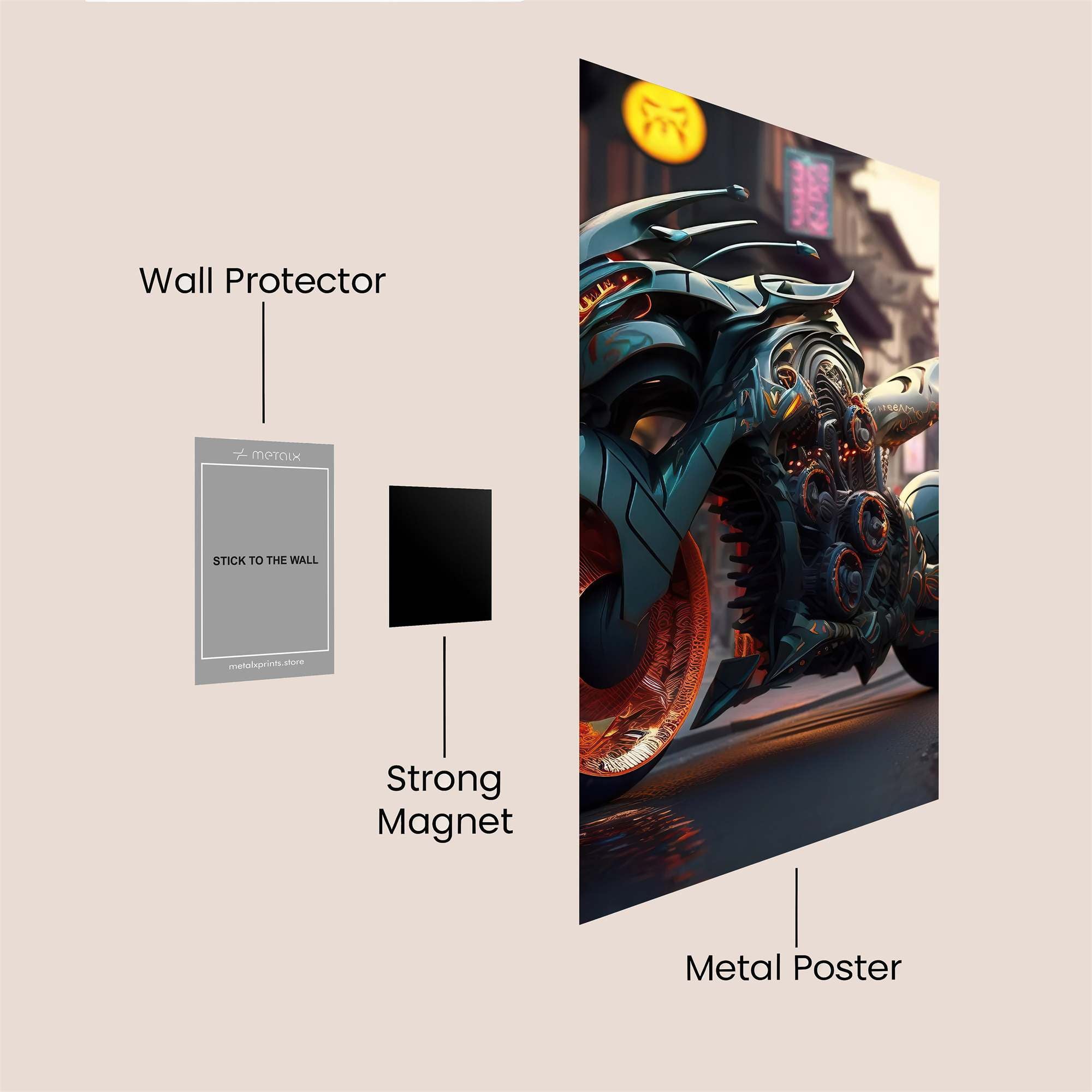 Cyber Beast Safe Wall Magnetic / M