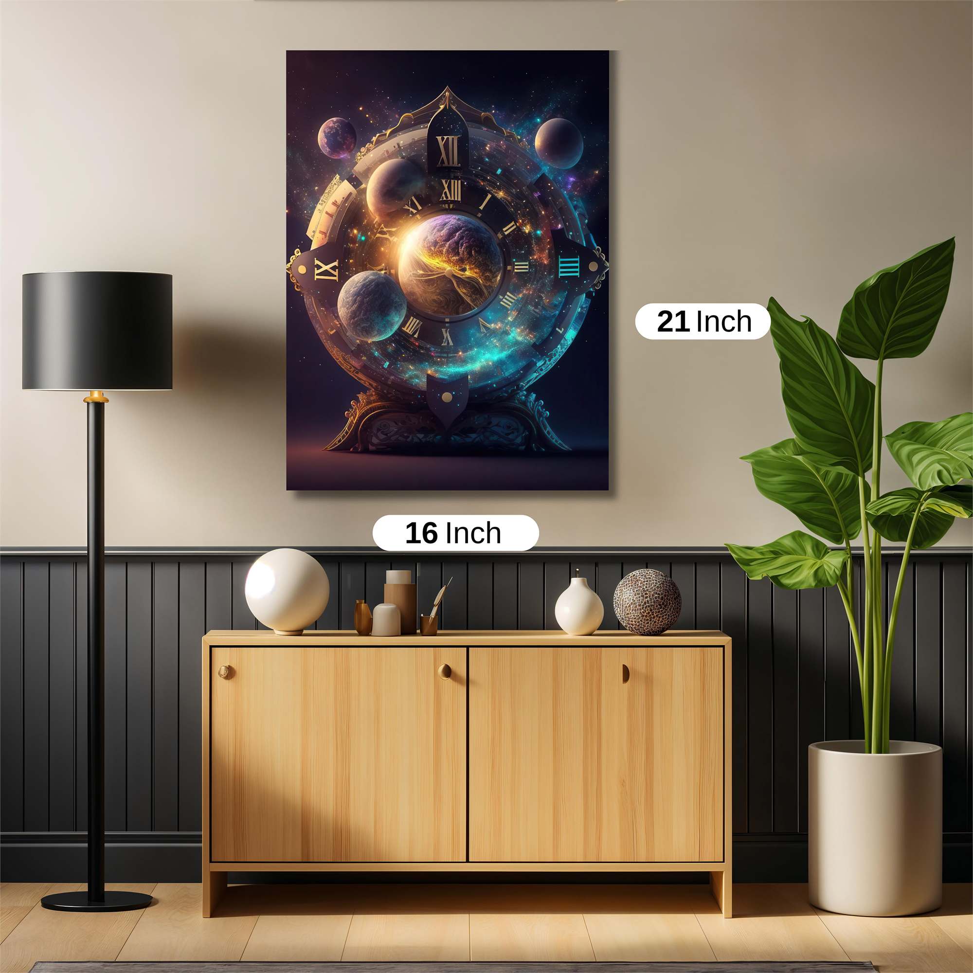 Cosmic Clock Safe Wall Magnetic / M