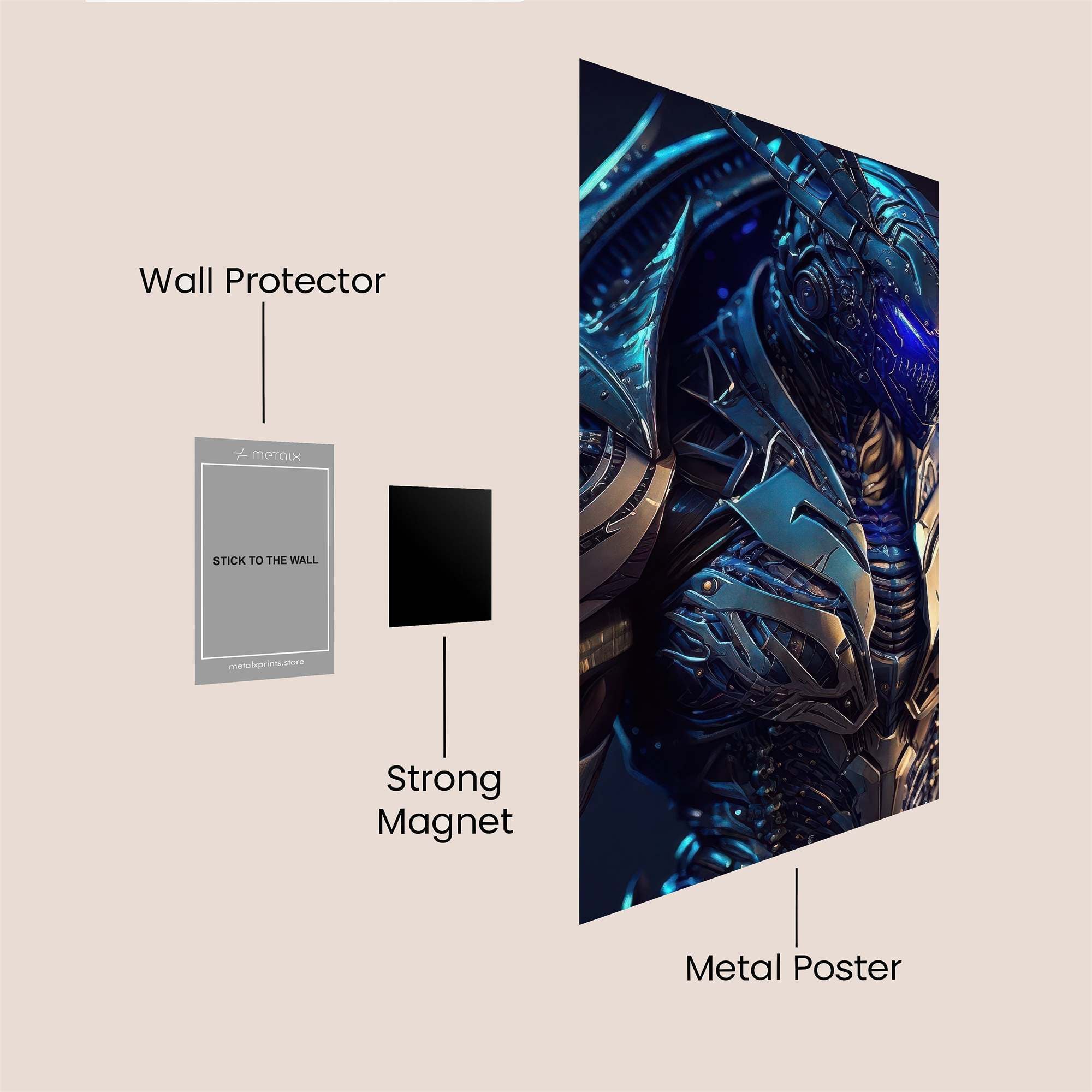 Terminator Gloomy Safe Wall Magnetic / M