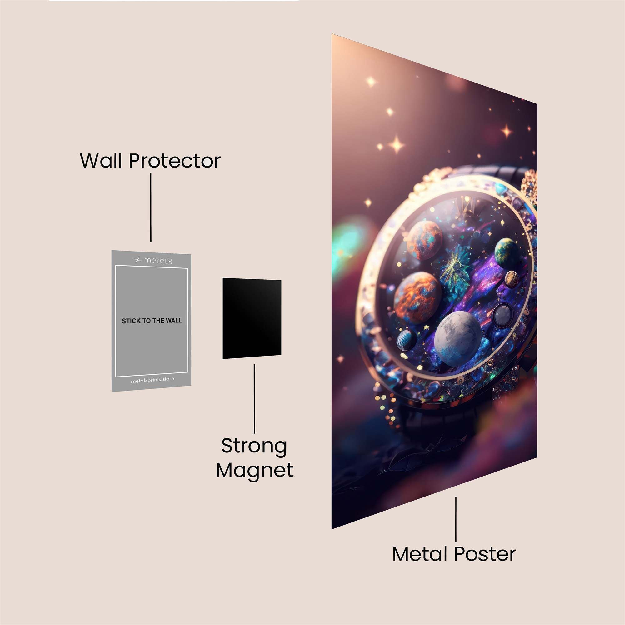 Cosmic Whimsy Safe Wall Magnetic / M