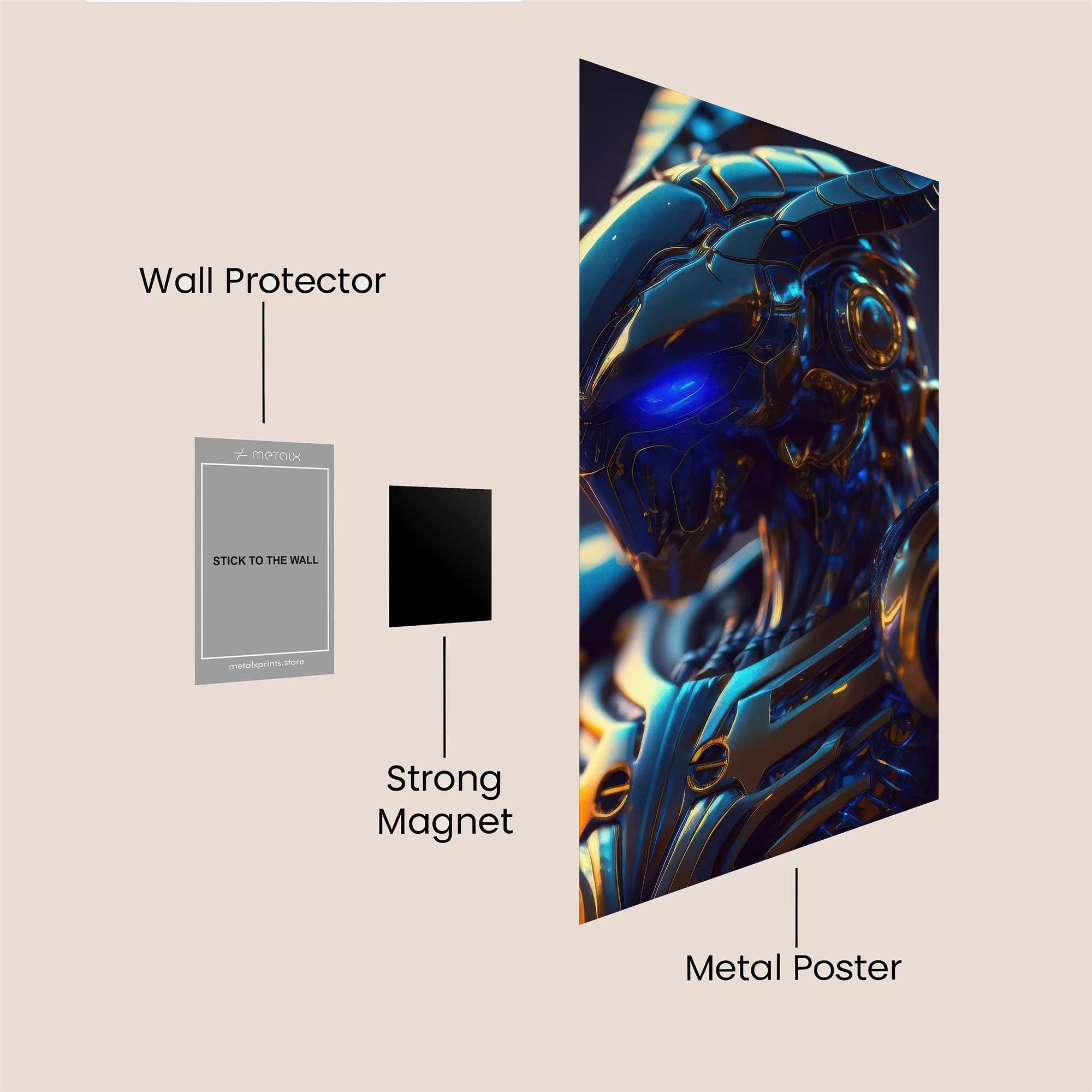 Cyber Guardian Safe Wall Magnetic / M