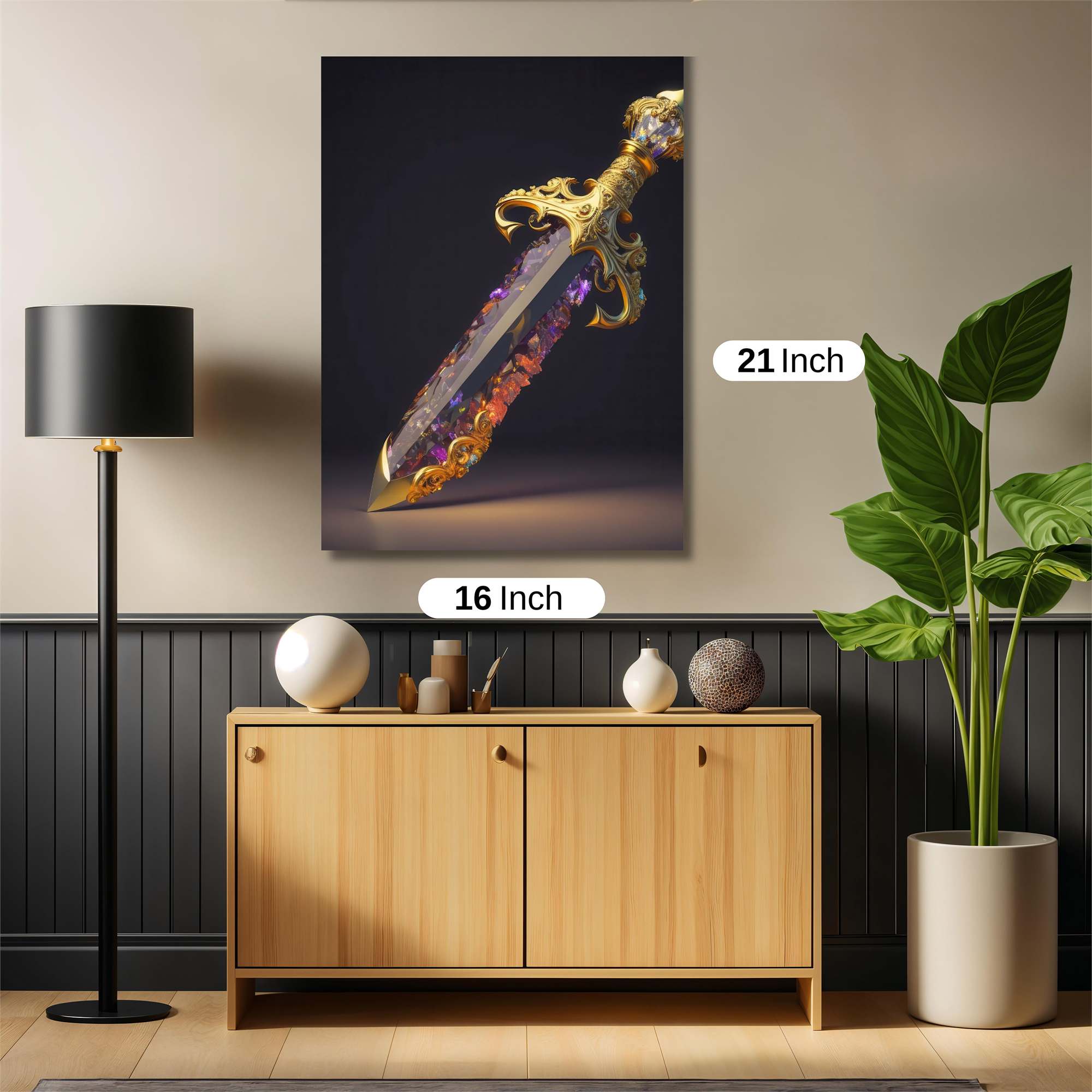 Crystal Elegance Safe Wall Magnetic / M