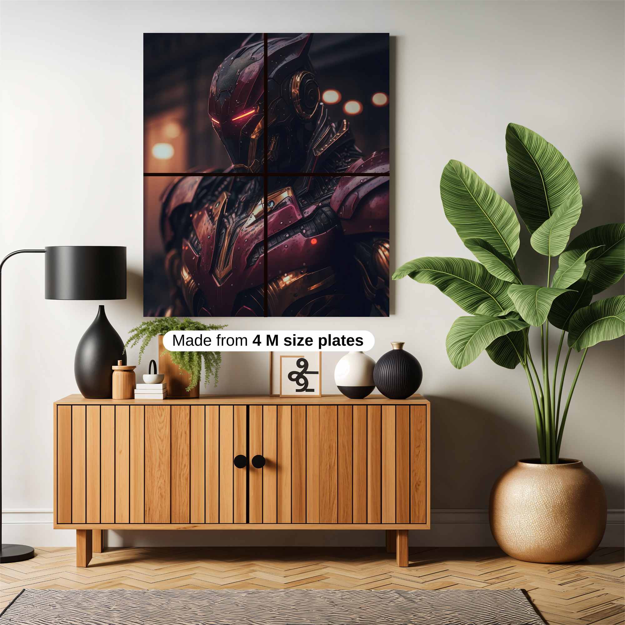 Crimson Sentinel Safe Wall Magnetic / M