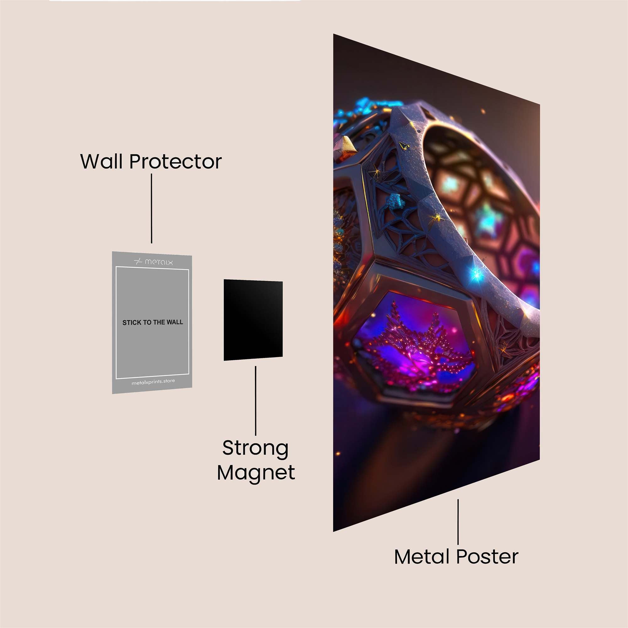 Nebula Ring Safe Wall Magnetic / M