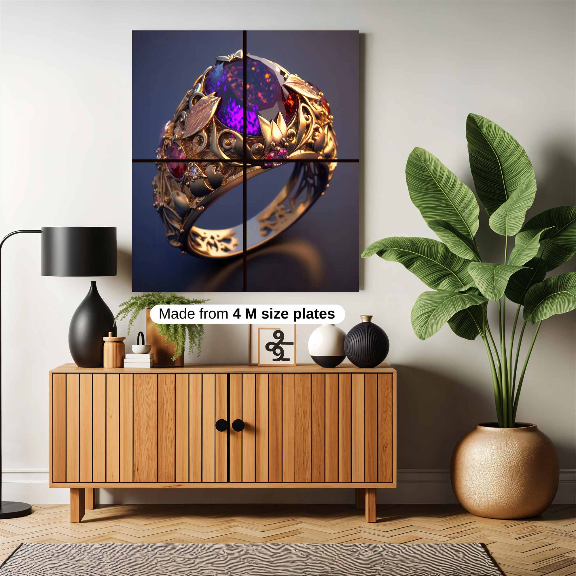 Amethyst Enchantment Safe Wall Magnetic / M