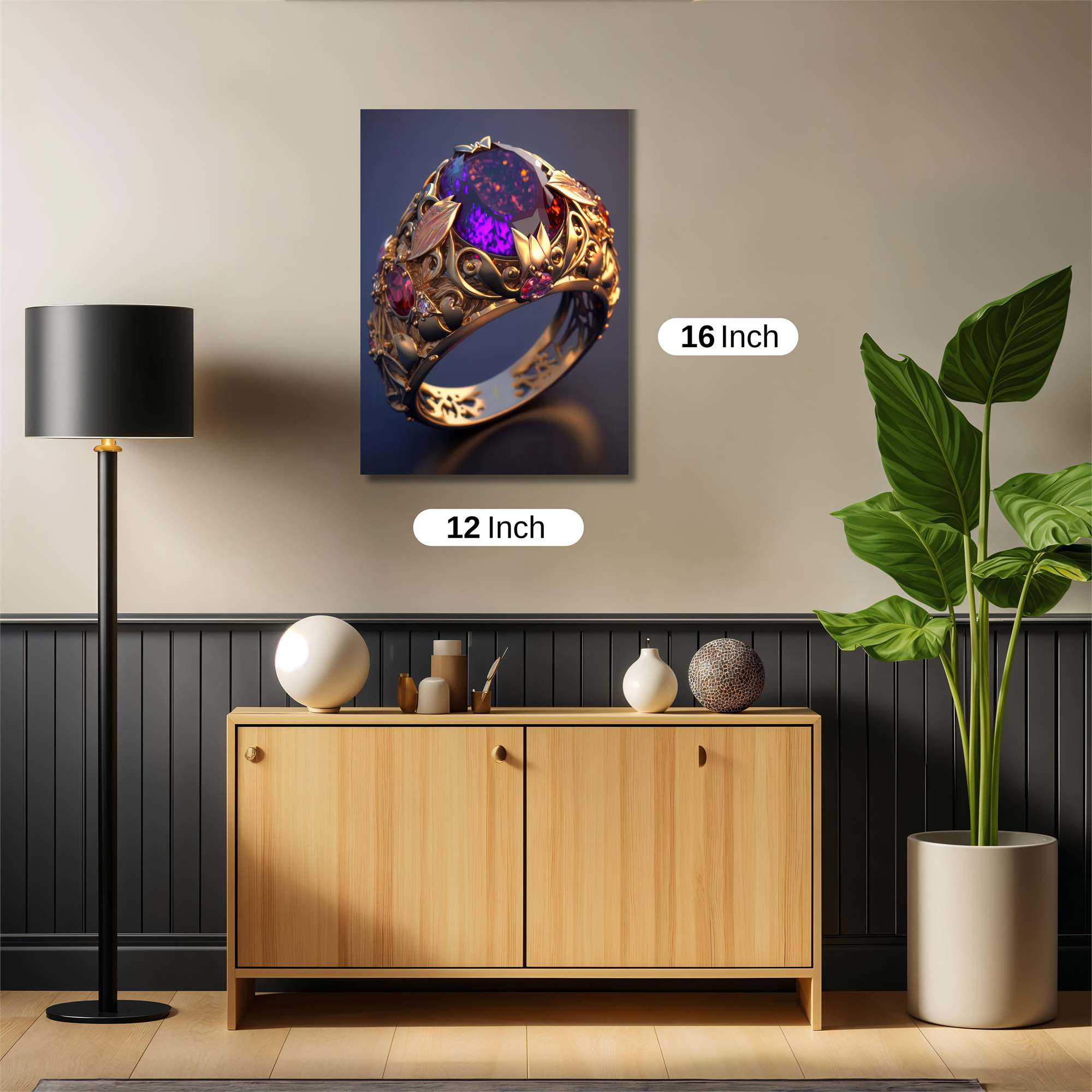 Amethyst Enchantment Safe Wall Magnetic / M