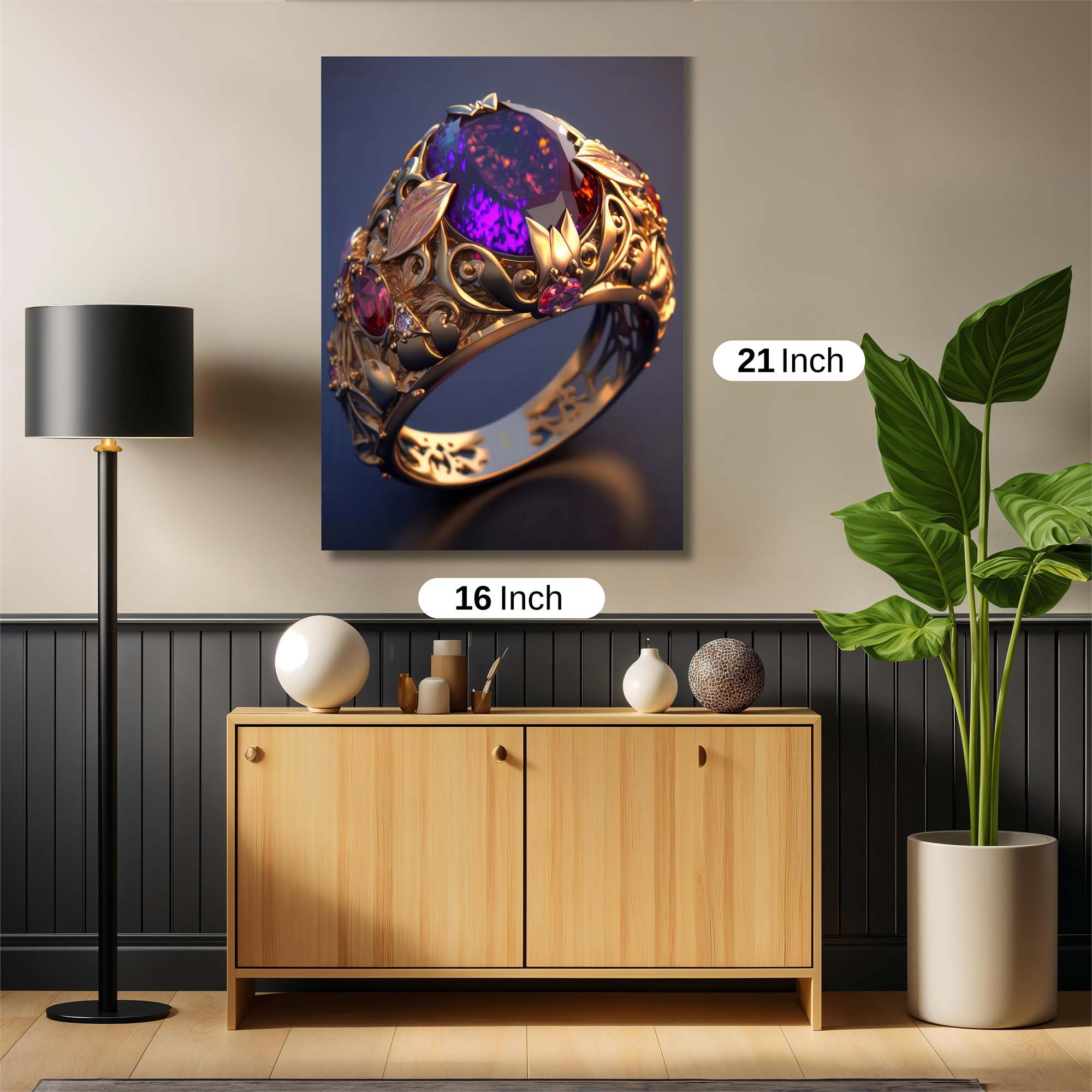 Amethyst Enchantment Safe Wall Magnetic / M