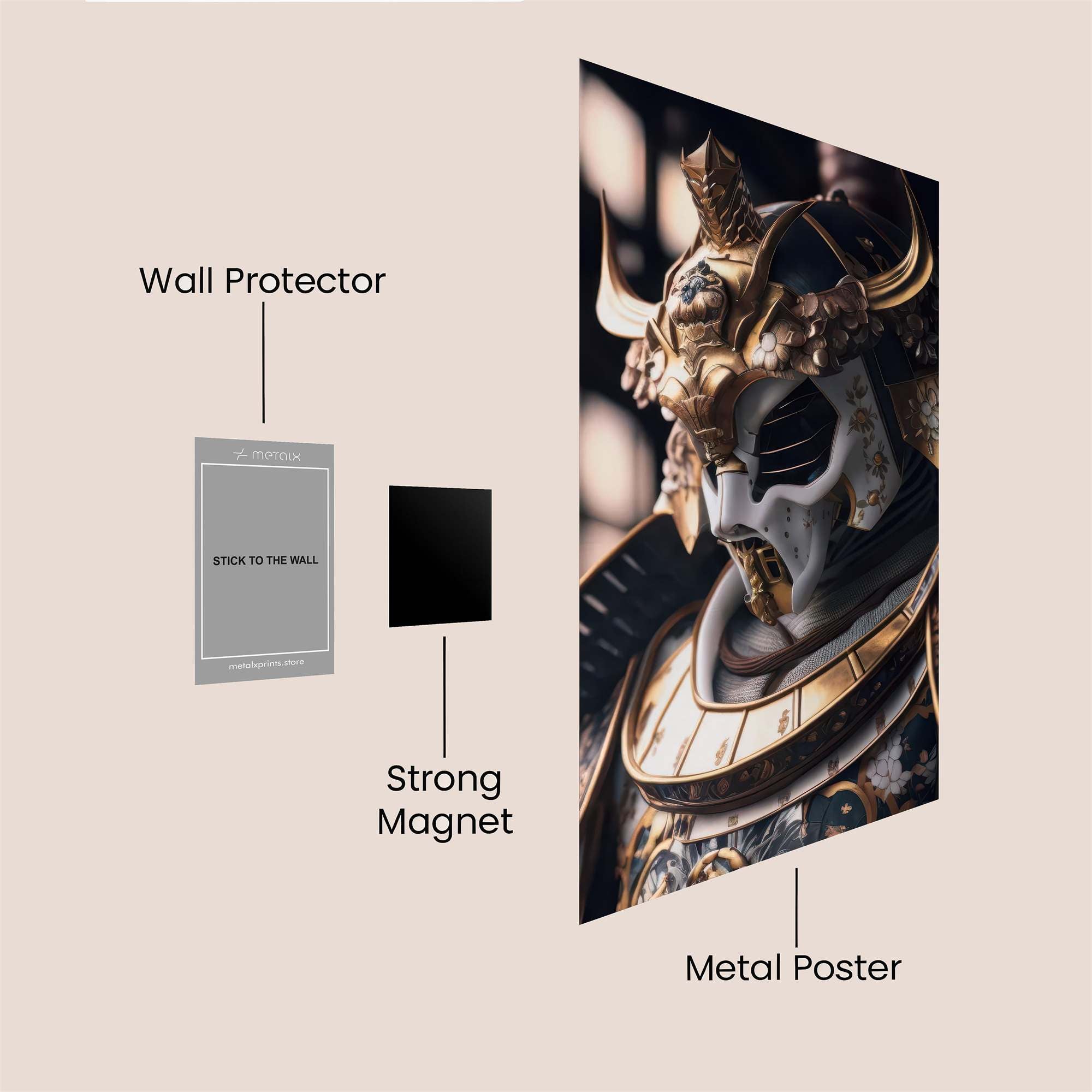 Samurai Serenity Safe Wall Magnetic / M