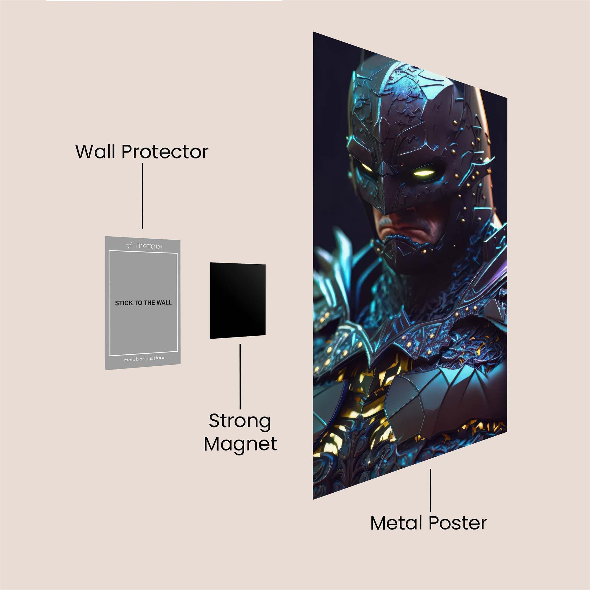 Batman Sinister Safe Wall Magnetic / M