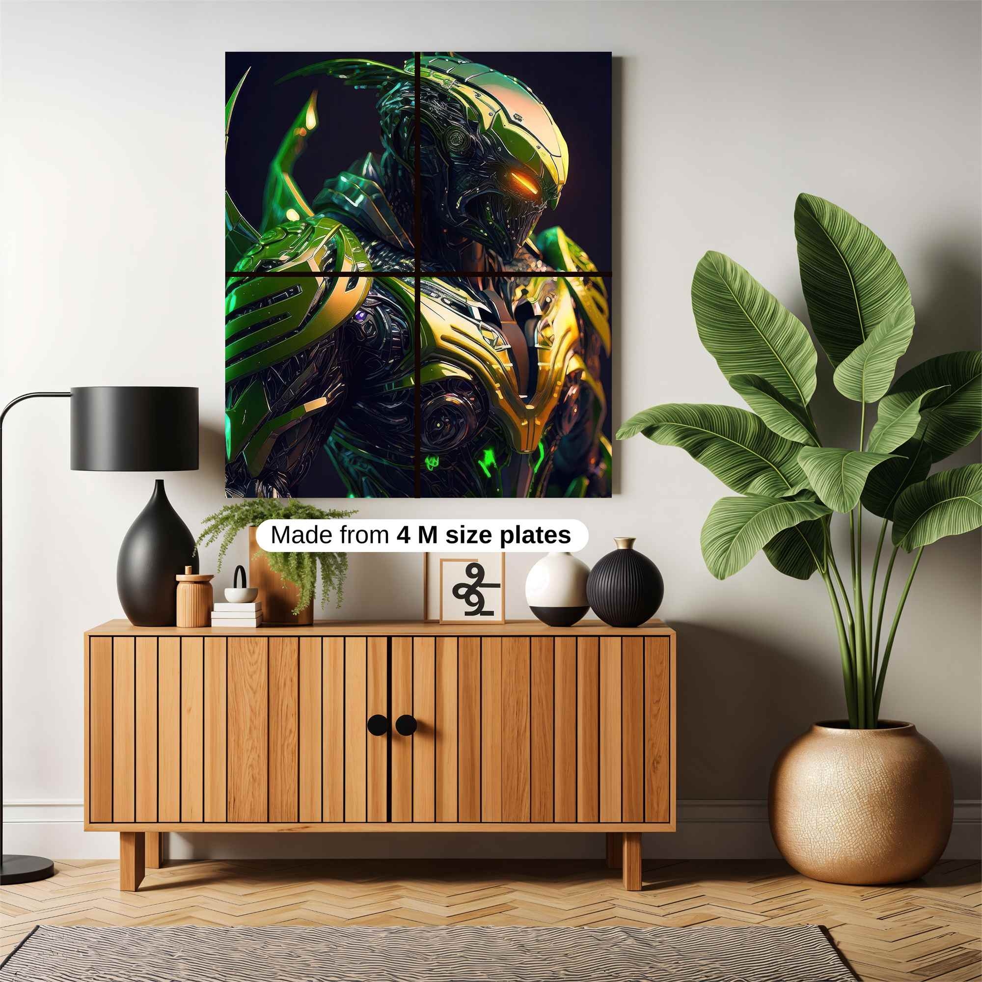 Cyborg Menace Safe Wall Magnetic / M