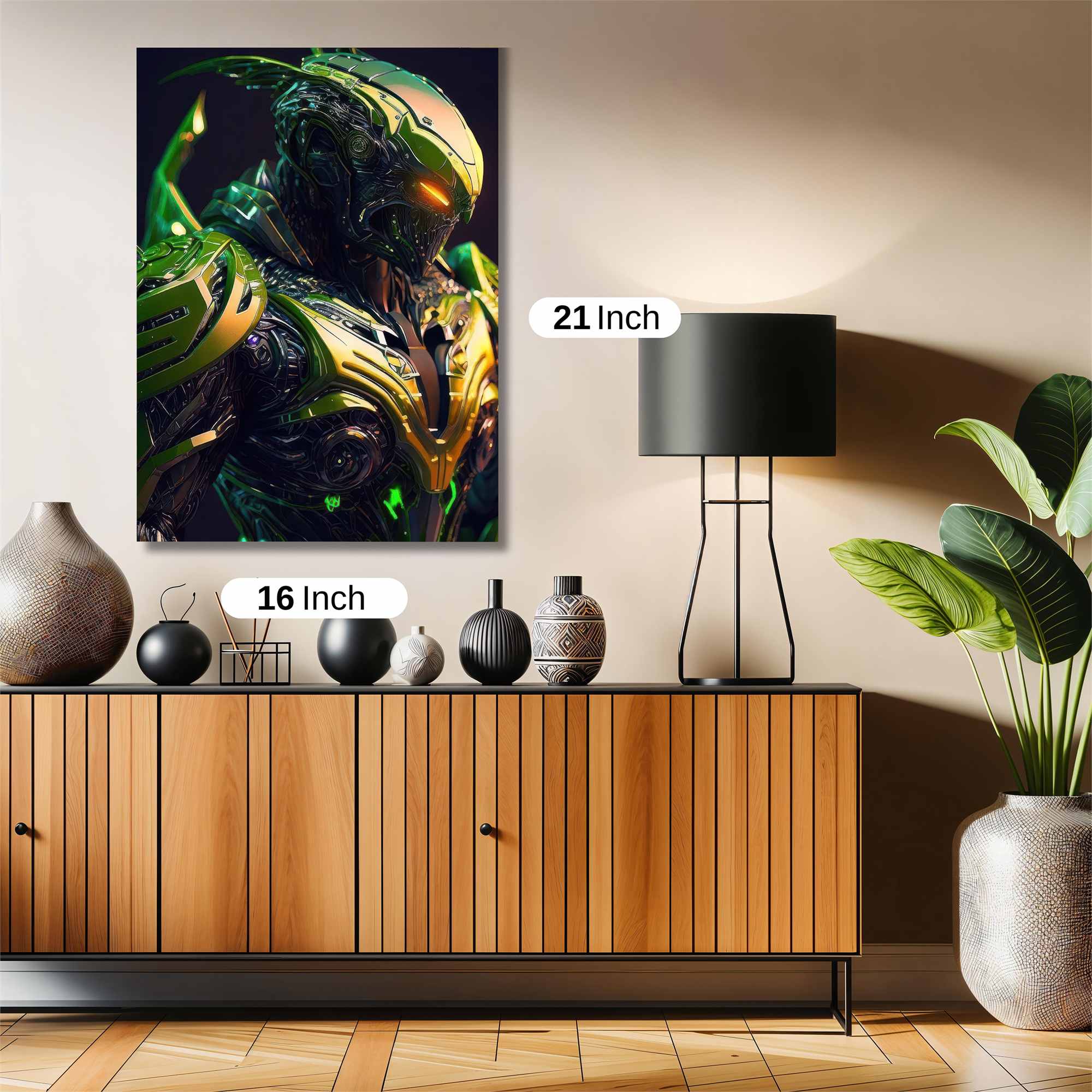 Cyborg Menace Safe Wall Magnetic / M