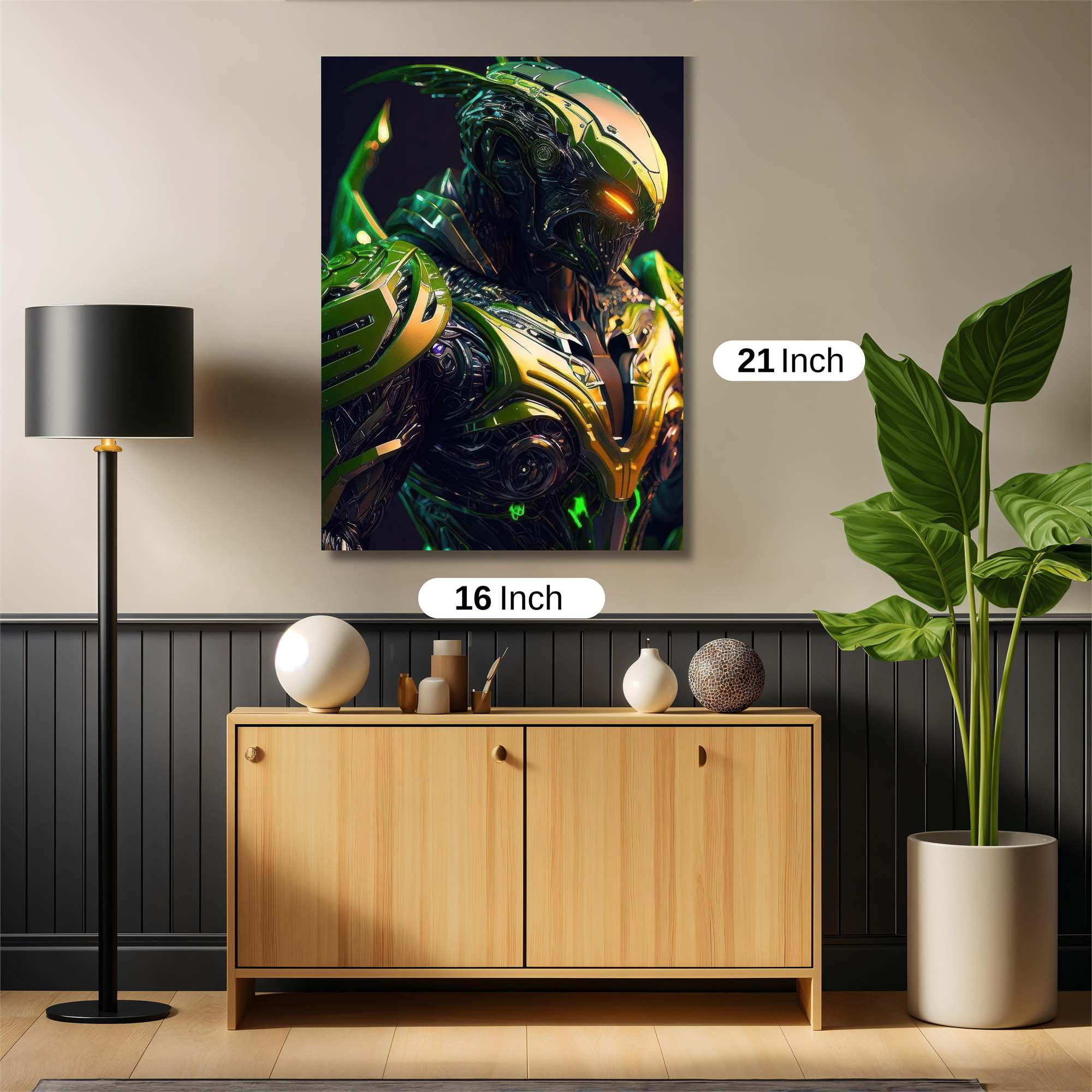 Cyborg Menace Safe Wall Magnetic / M