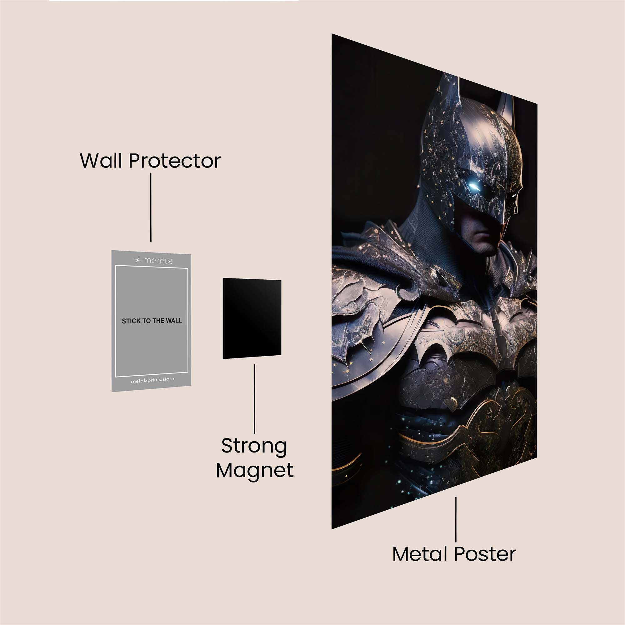 Batman Regal Safe Wall Magnetic / M