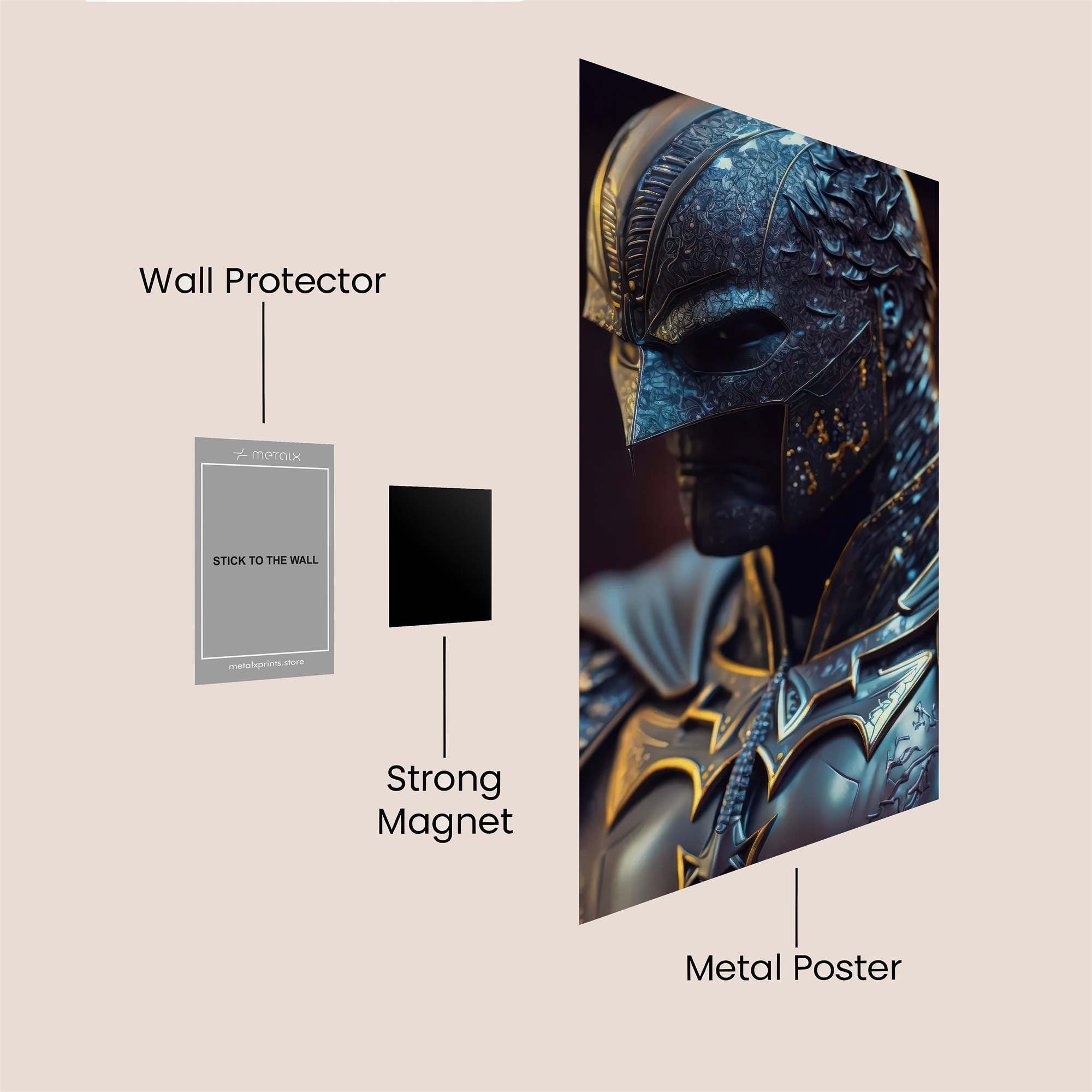 Knightly Menace Safe Wall Magnetic / M