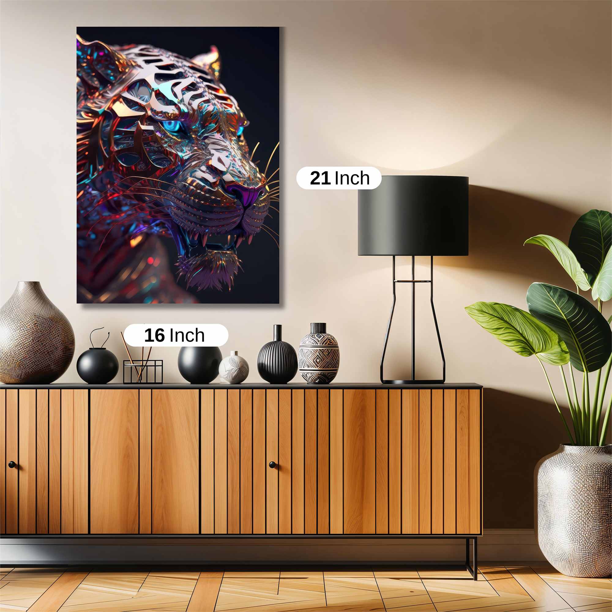 Cyber Tiger Safe Wall Magnetic / M