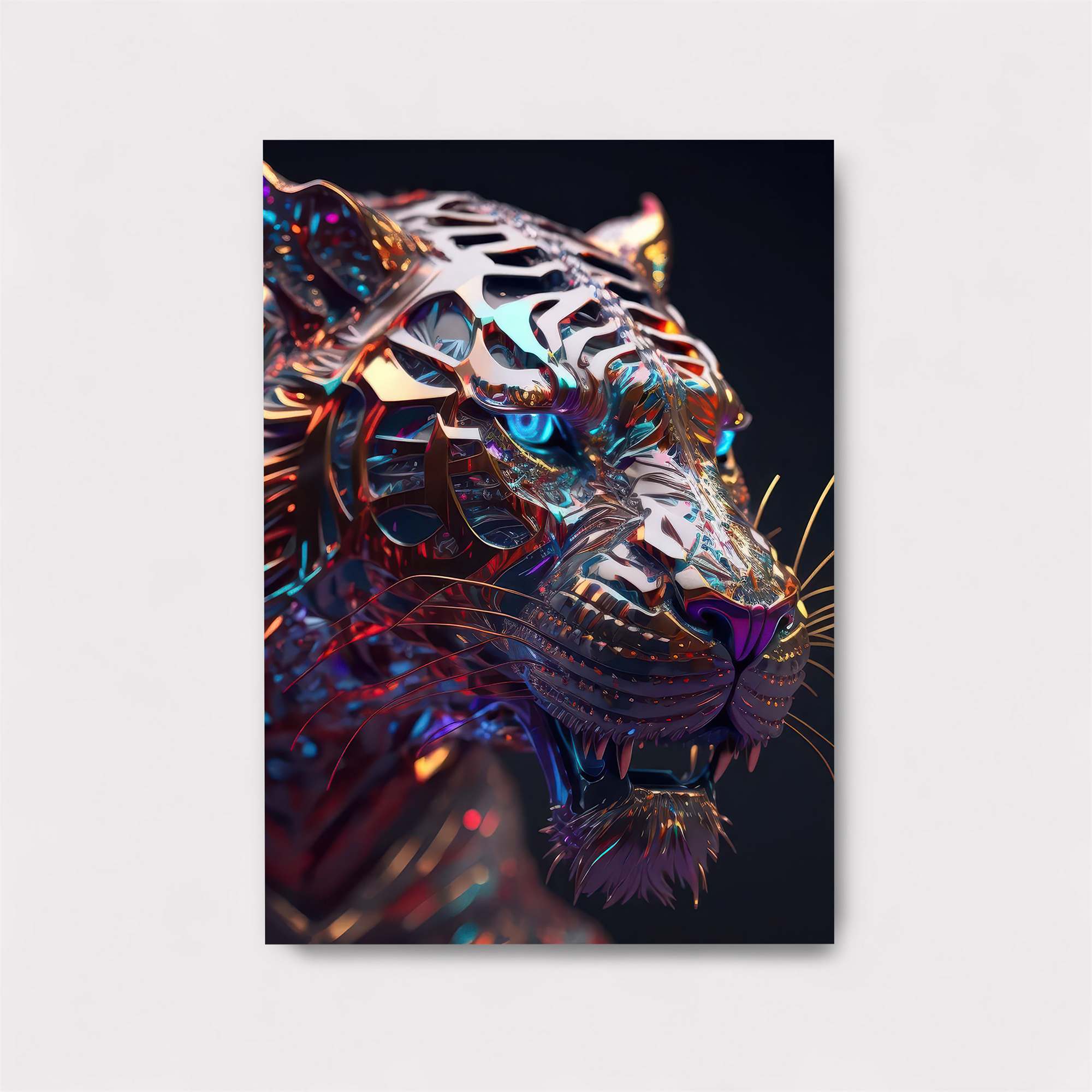 Cyber Tiger Safe Wall Magnetic / M