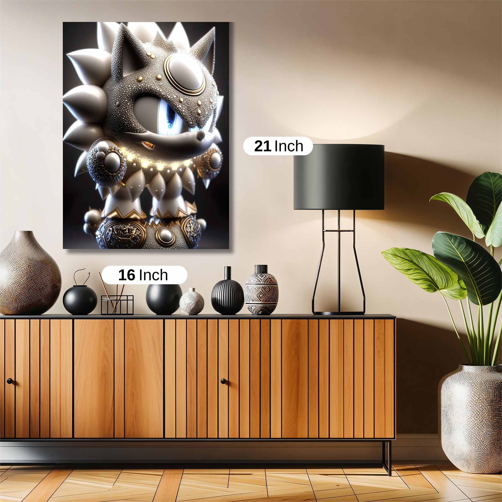 Silver Regal Safe Wall Magnetic / M