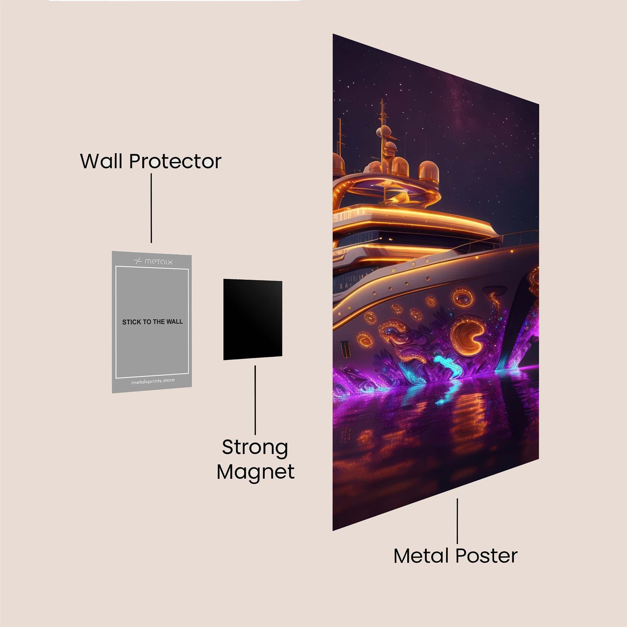 Neon Odyssey Safe Wall Magnetic / M