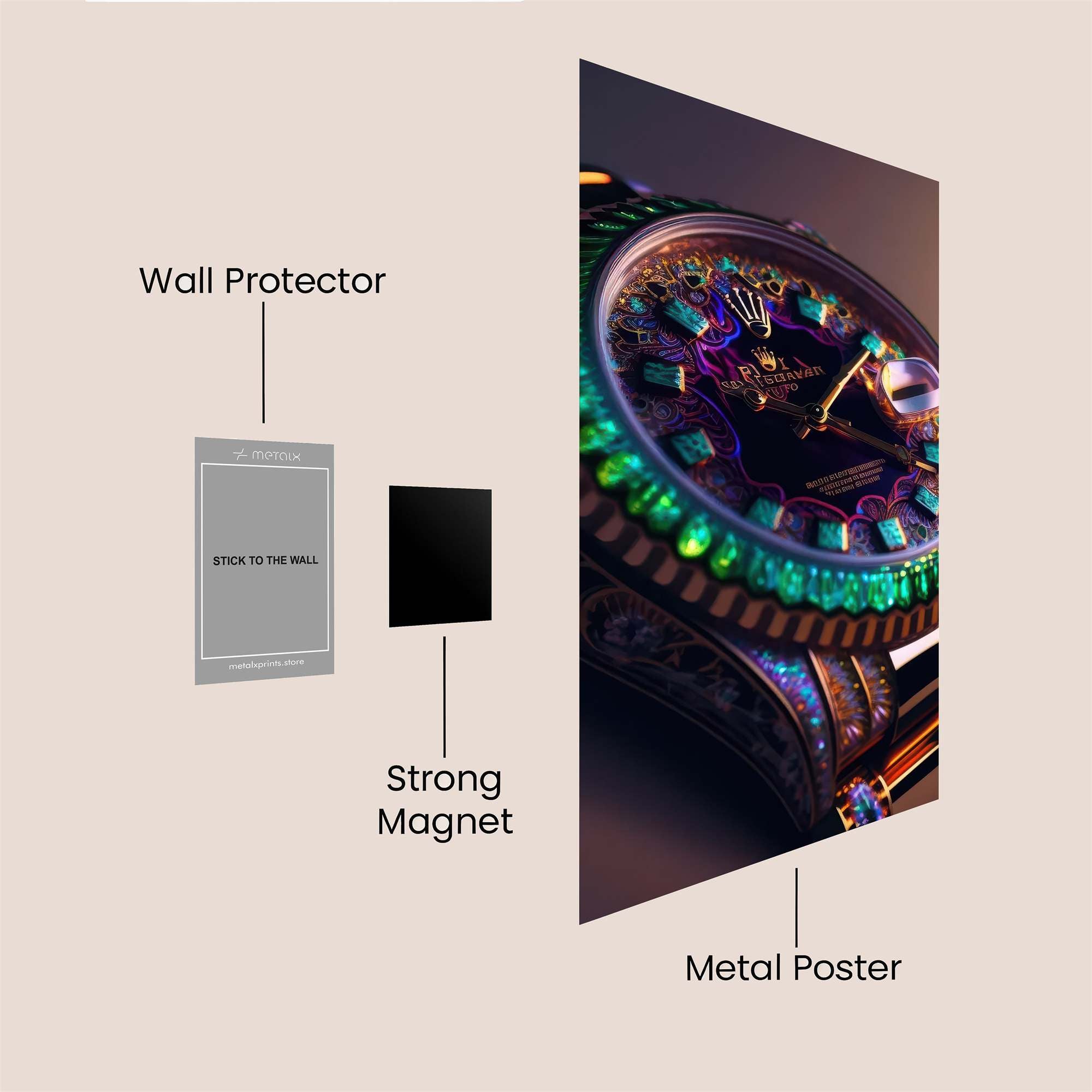 Rolex Radiance Safe Wall Magnetic / M