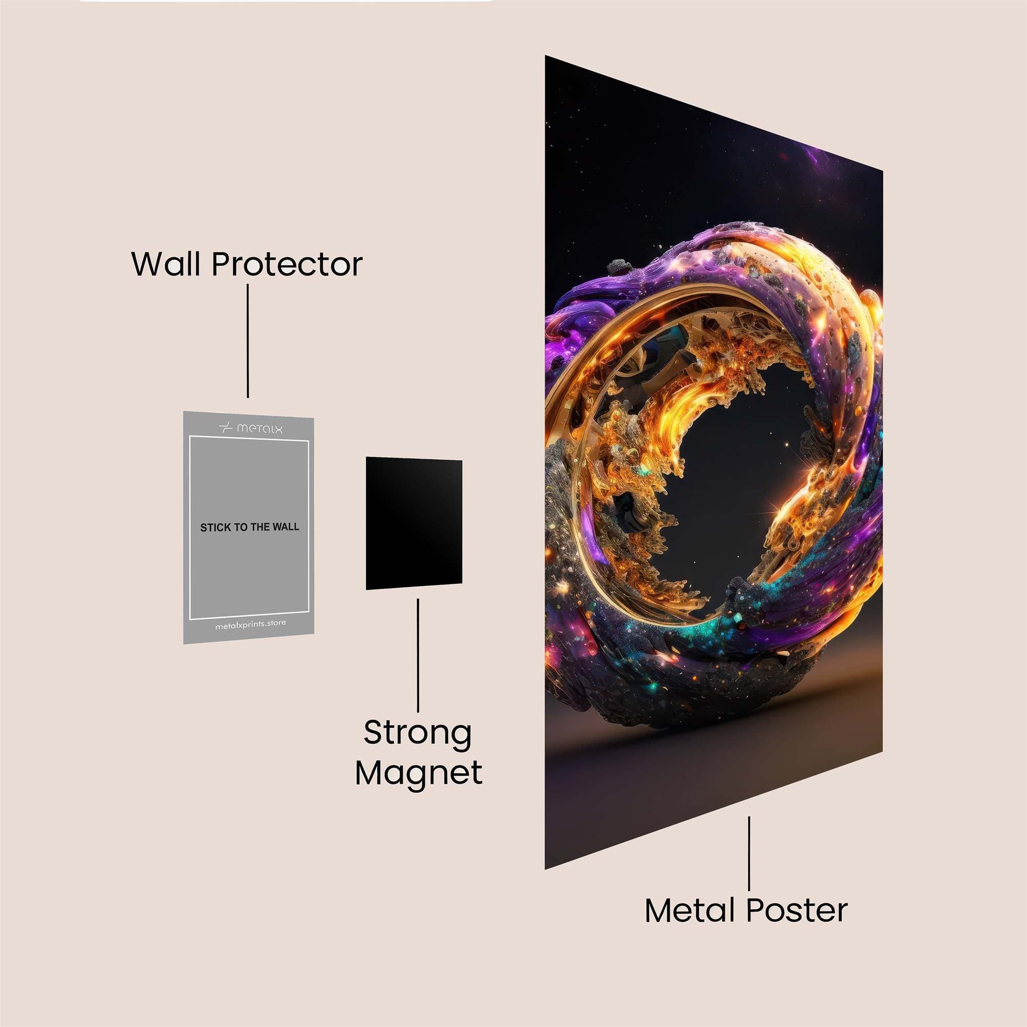 Cosmic Rapture Safe Wall Magnetic / M