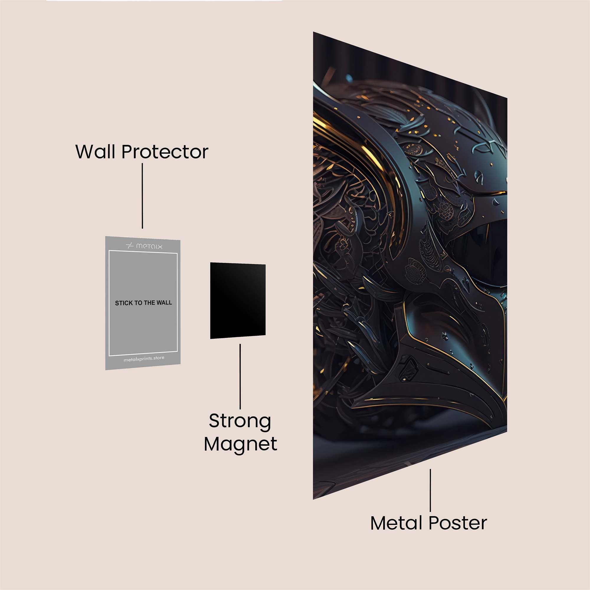 Viking Valor Safe Wall Magnetic / M