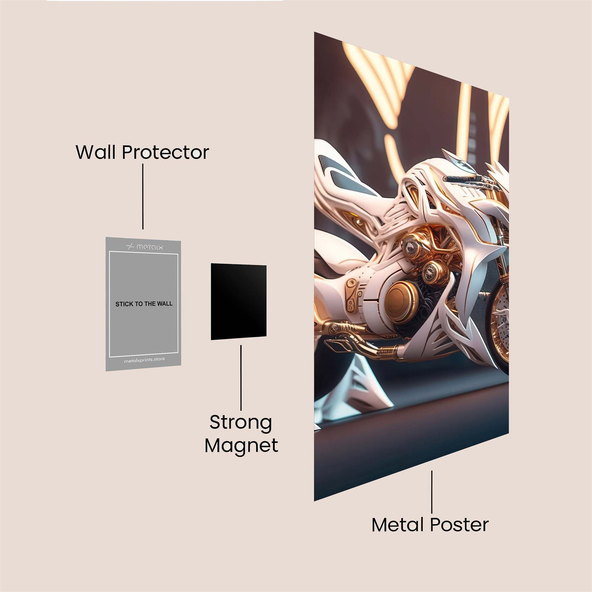Cyber Angel Safe Wall Magnetic / M