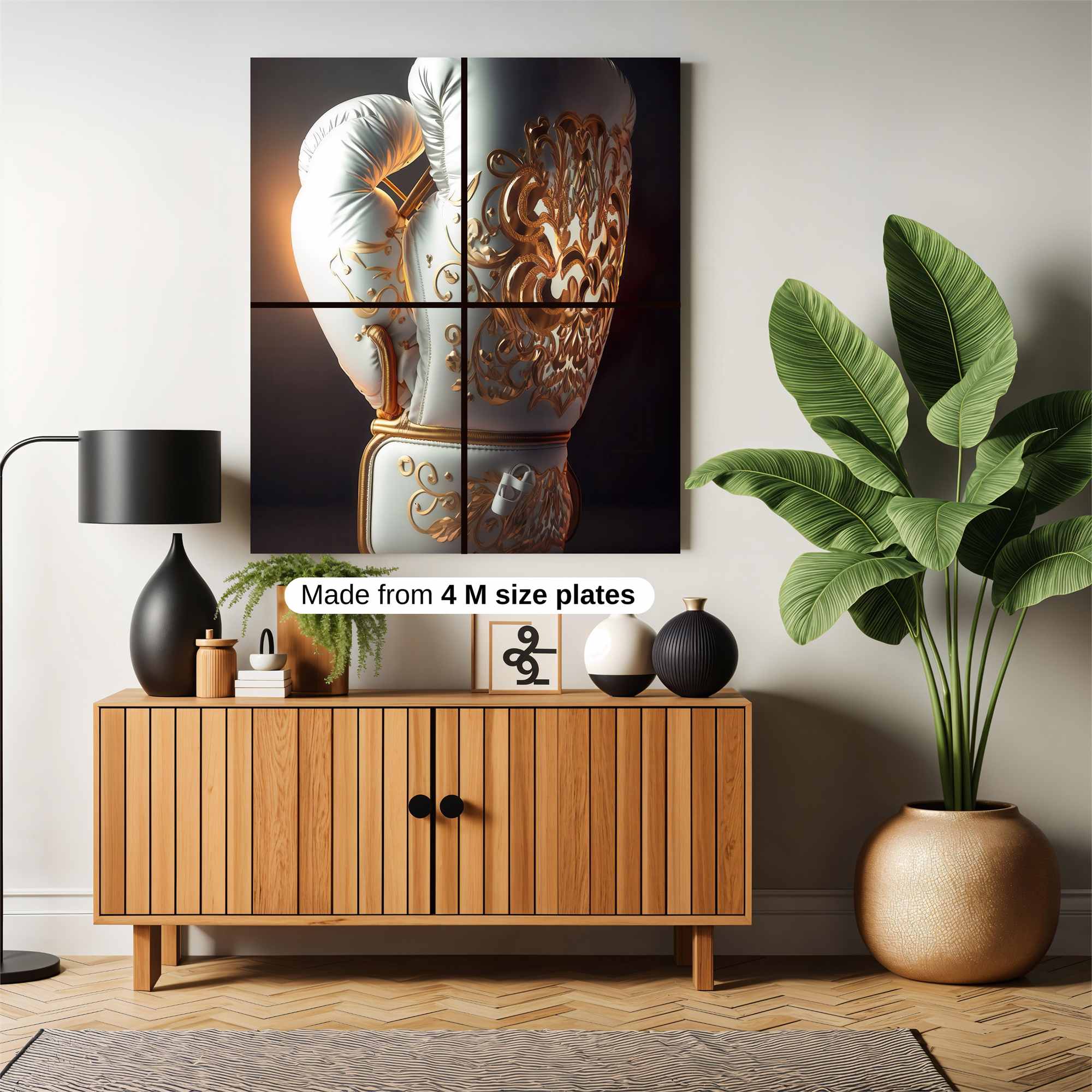 Gilded Elegance Safe Wall Magnetic / M