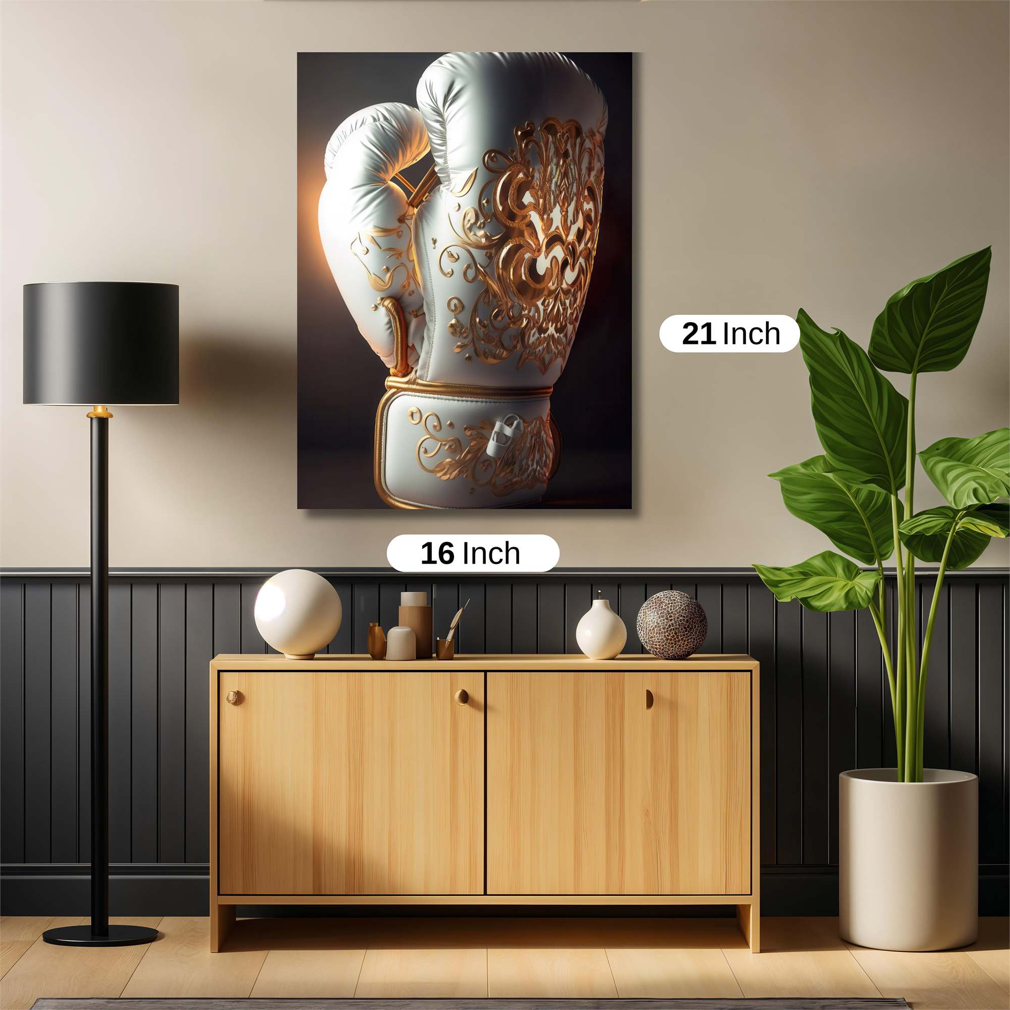 Gilded Elegance Safe Wall Magnetic / M