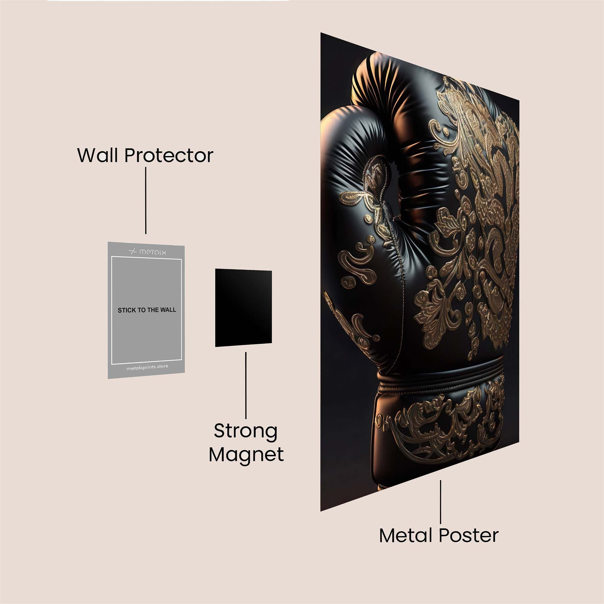 Elegant Fury Safe Wall Magnetic / M