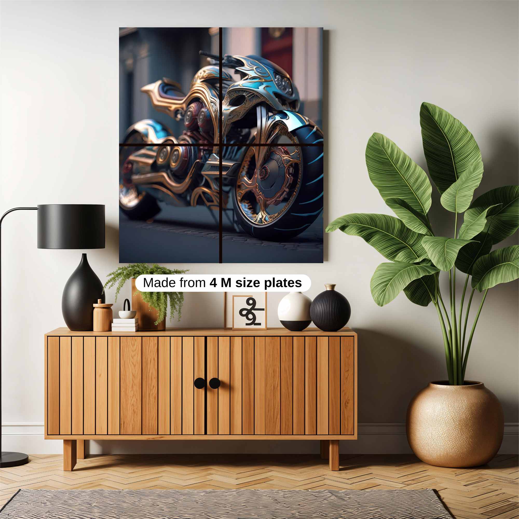 Steampunk Majesty Safe Wall Magnetic / M