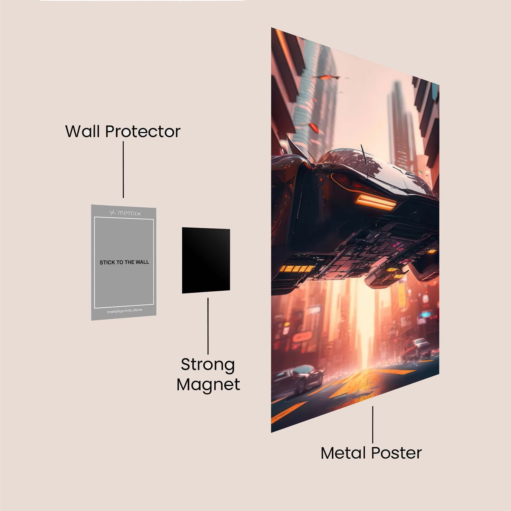 BladeRunner Serenity Safe Wall Magnetic / M